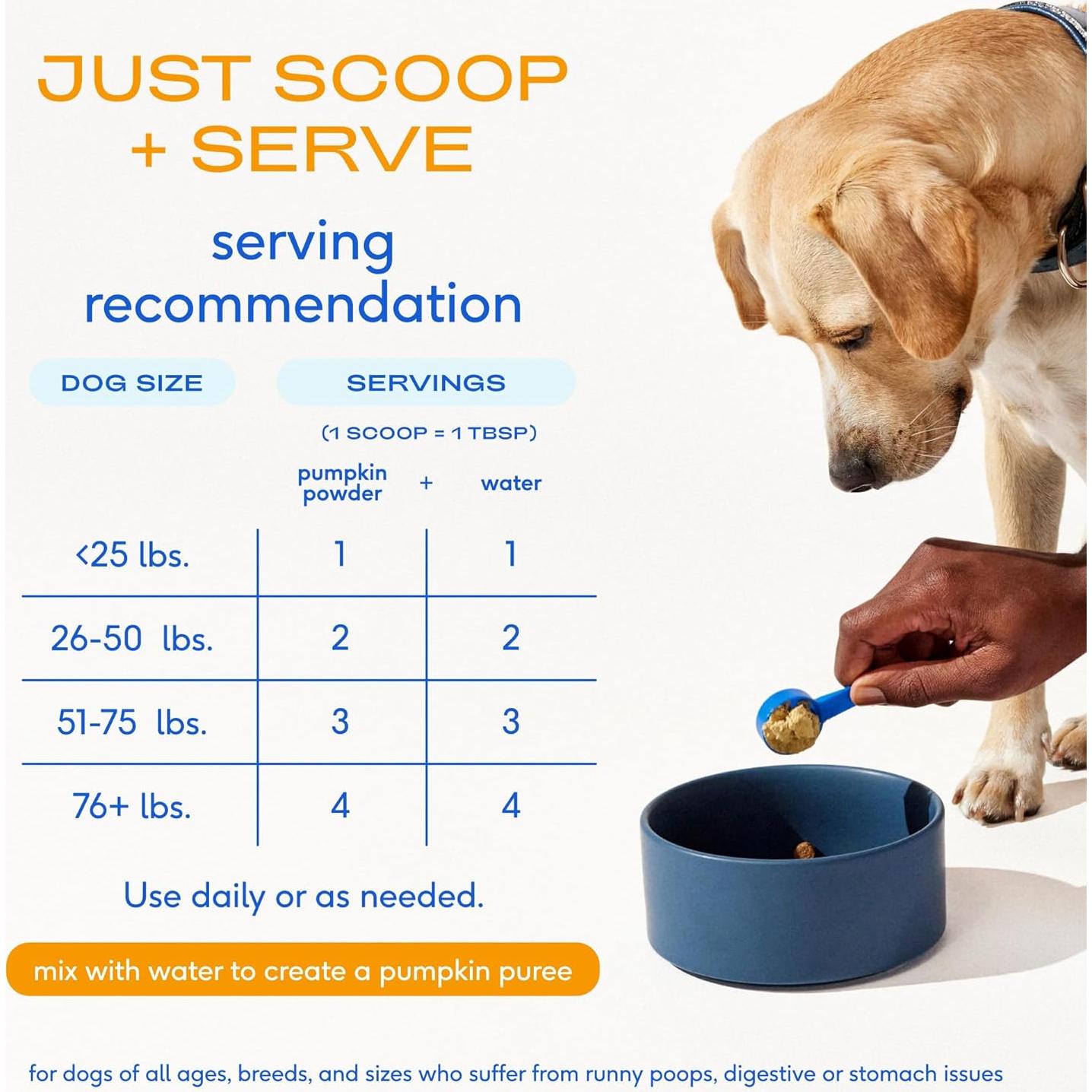 Puré de Calabaza Orgánica Native Pet - 60 Porciones Digestivas