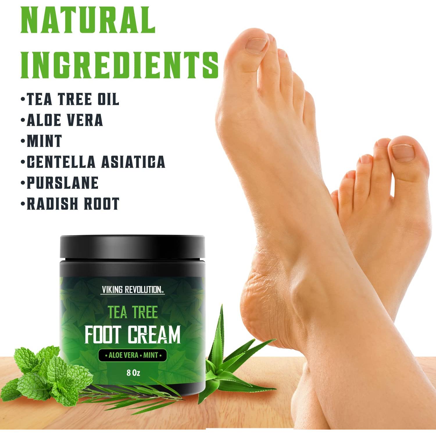 Crema para Pies Viking Revolution 226.8g - Hidratante con Aloe y Menta