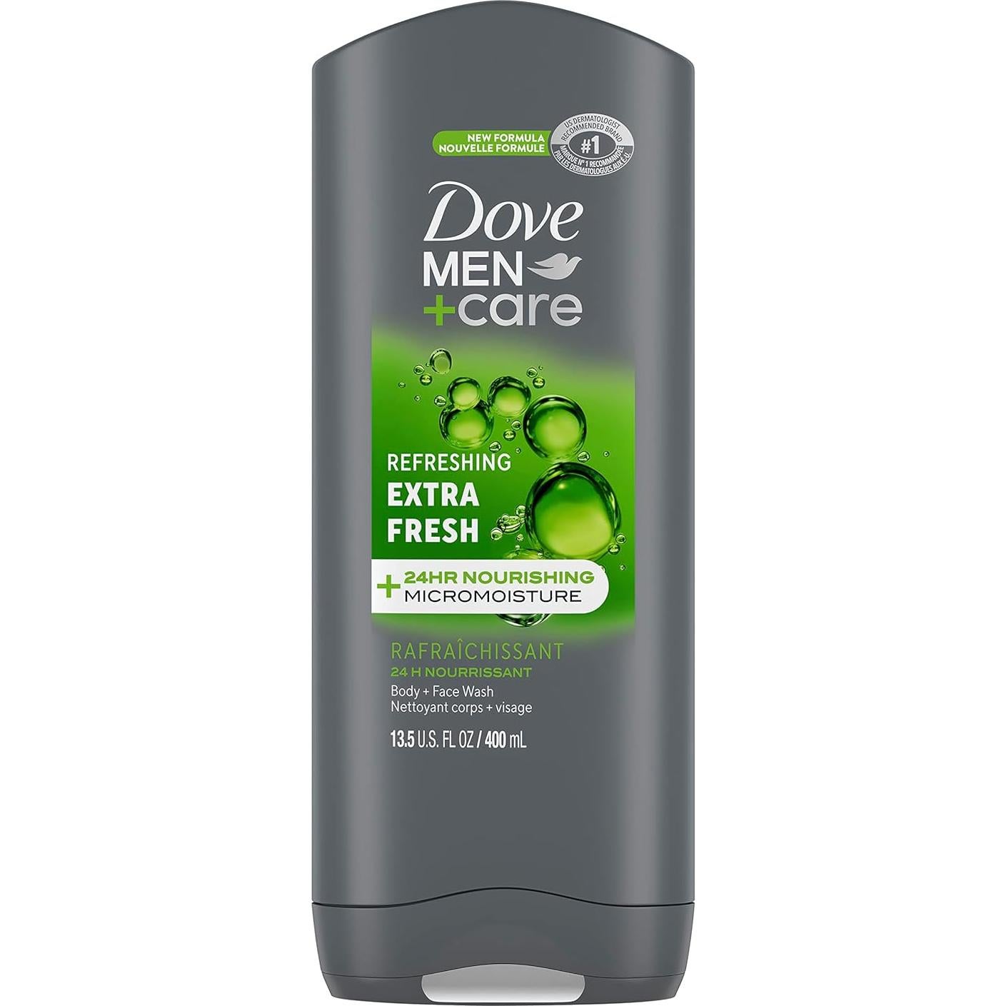 Dove Men+Care Jabón Corporal Eucalipto 770 ml + Extra Fresco 400 ml