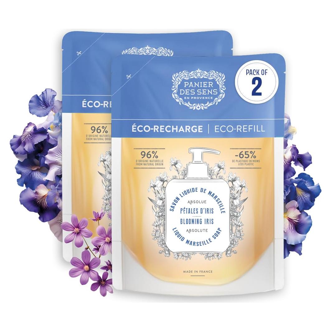Recarga Jabón de Manos Espumoso Panier des Sens 1L Iris