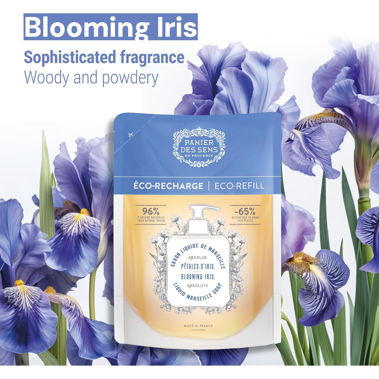 Recarga Jabón de Manos Espumoso Panier des Sens 1L Iris