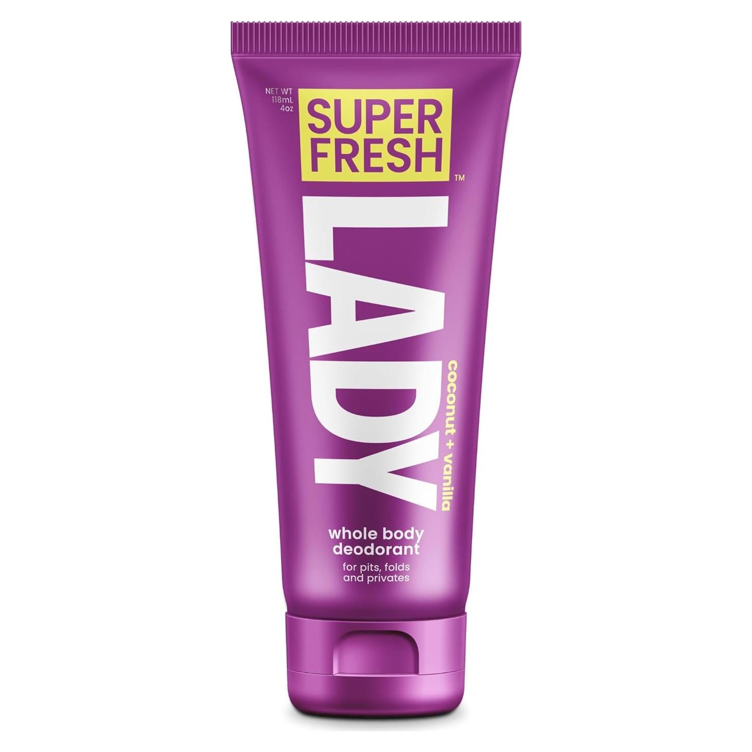 Desodorante Natural Super Fresh para Mujeres 113.4g - Sin Aluminio