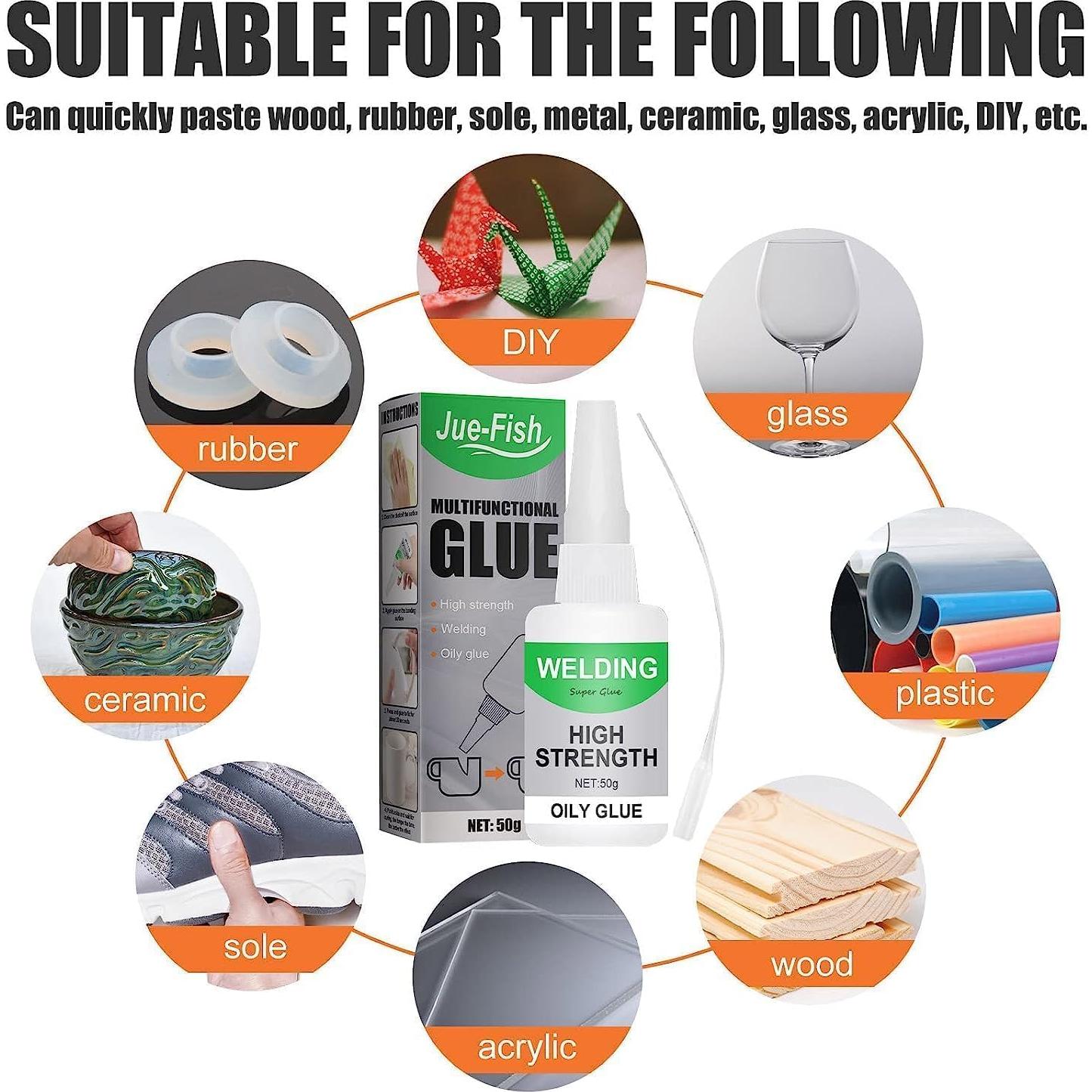 Pegamento Aceitoso Jue Fish Glue 50g - Alta Resistencia 2 PCS