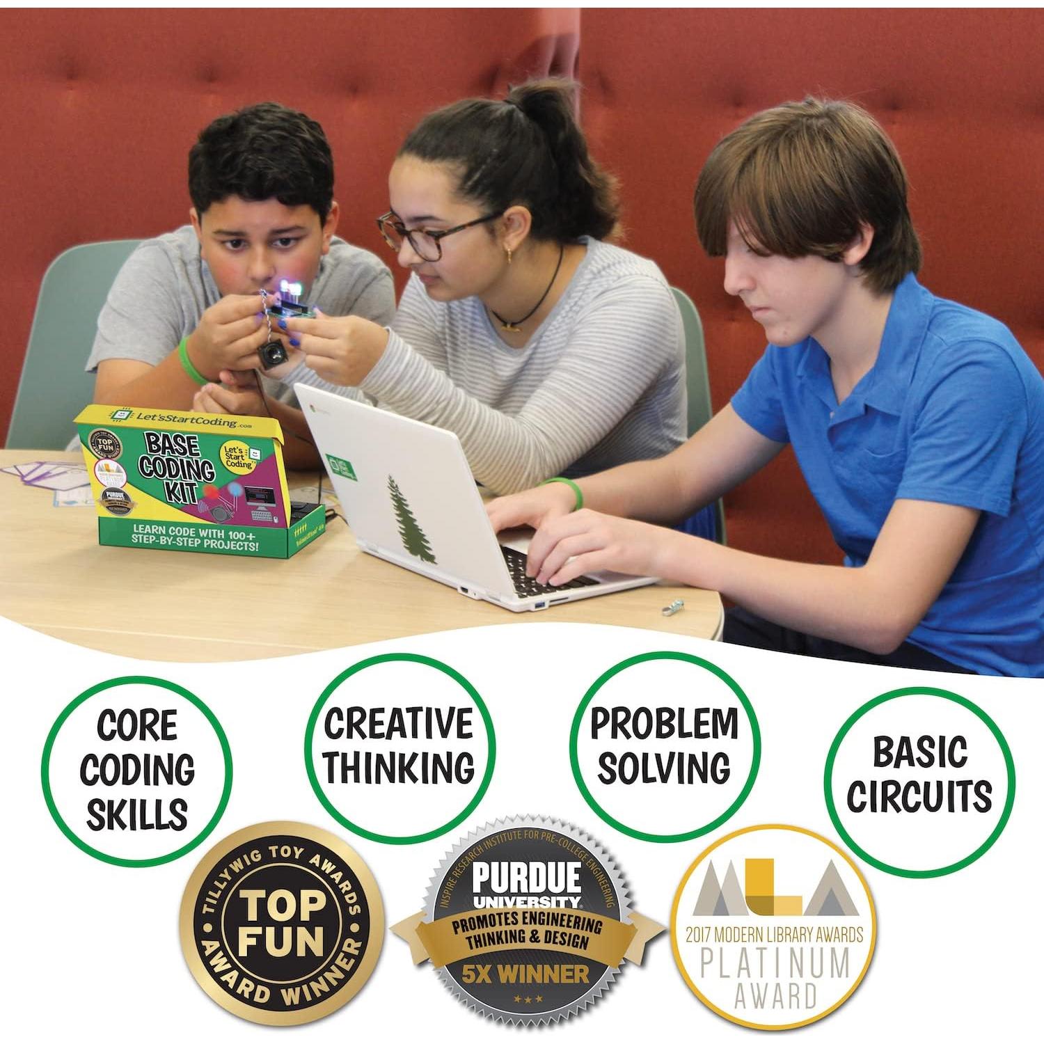 Kit Base de Codificación para Niños Comencemos a Codificar 8-13 Años