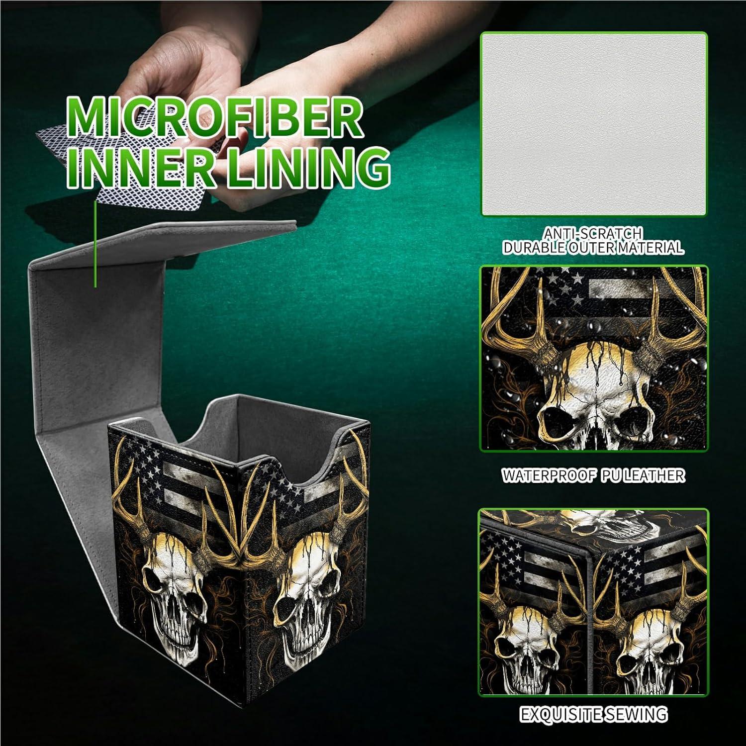 Caja de Mazo MTG Commander RWUTYTIUL - Almacenamiento 100 cartas