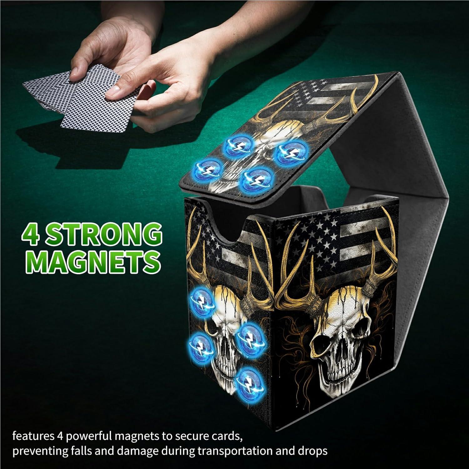 Caja de Mazo MTG Commander RWUTYTIUL - Almacenamiento 100 cartas