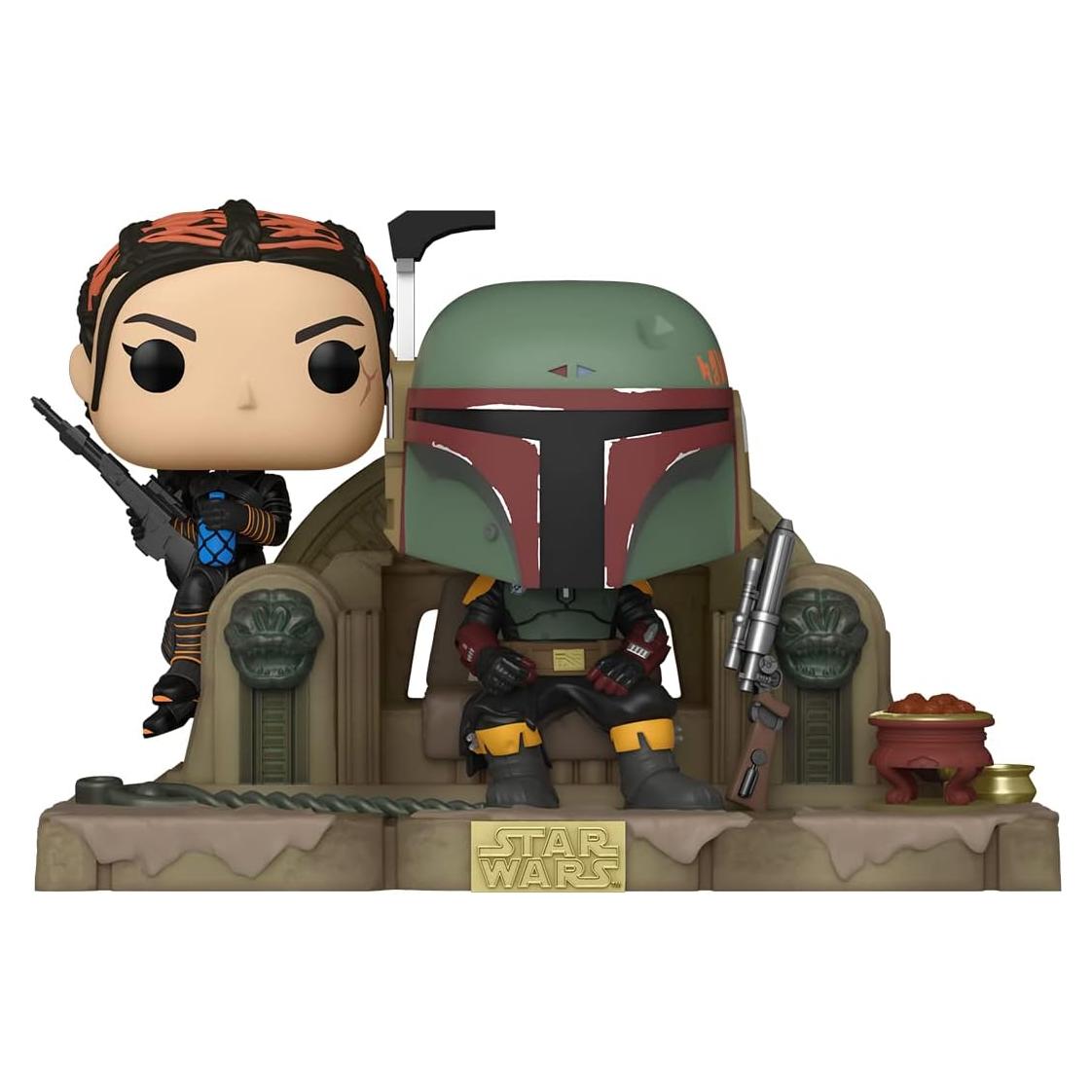 Funko Pop! Star Wars The Mandalorian Boba Fett y Fennec 12.7cm