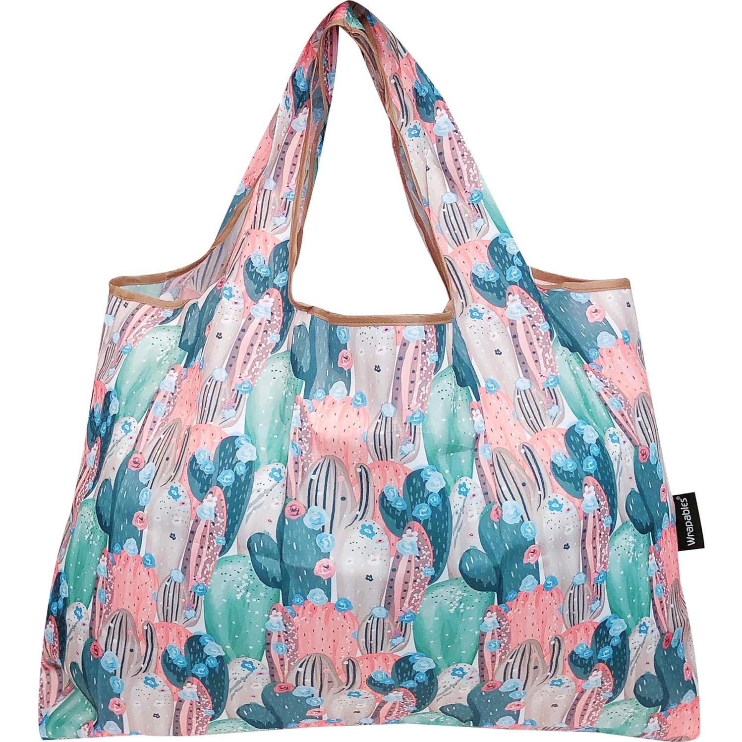 Bolsa Grande Plegable Allydrew de Nailon Reutilizable - 5 Pzas