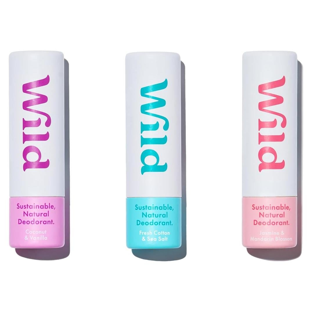 Desodorantes Naturales Wild - Paquete de 3 Aromas - Vegano