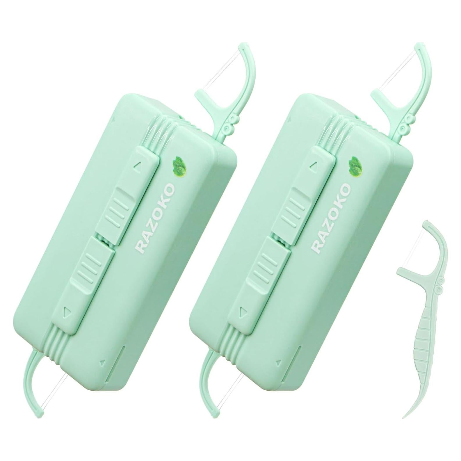 Palillos de Hilo Dental Extra Fuerte RAZOKO Sabor Menta 200 Piezas