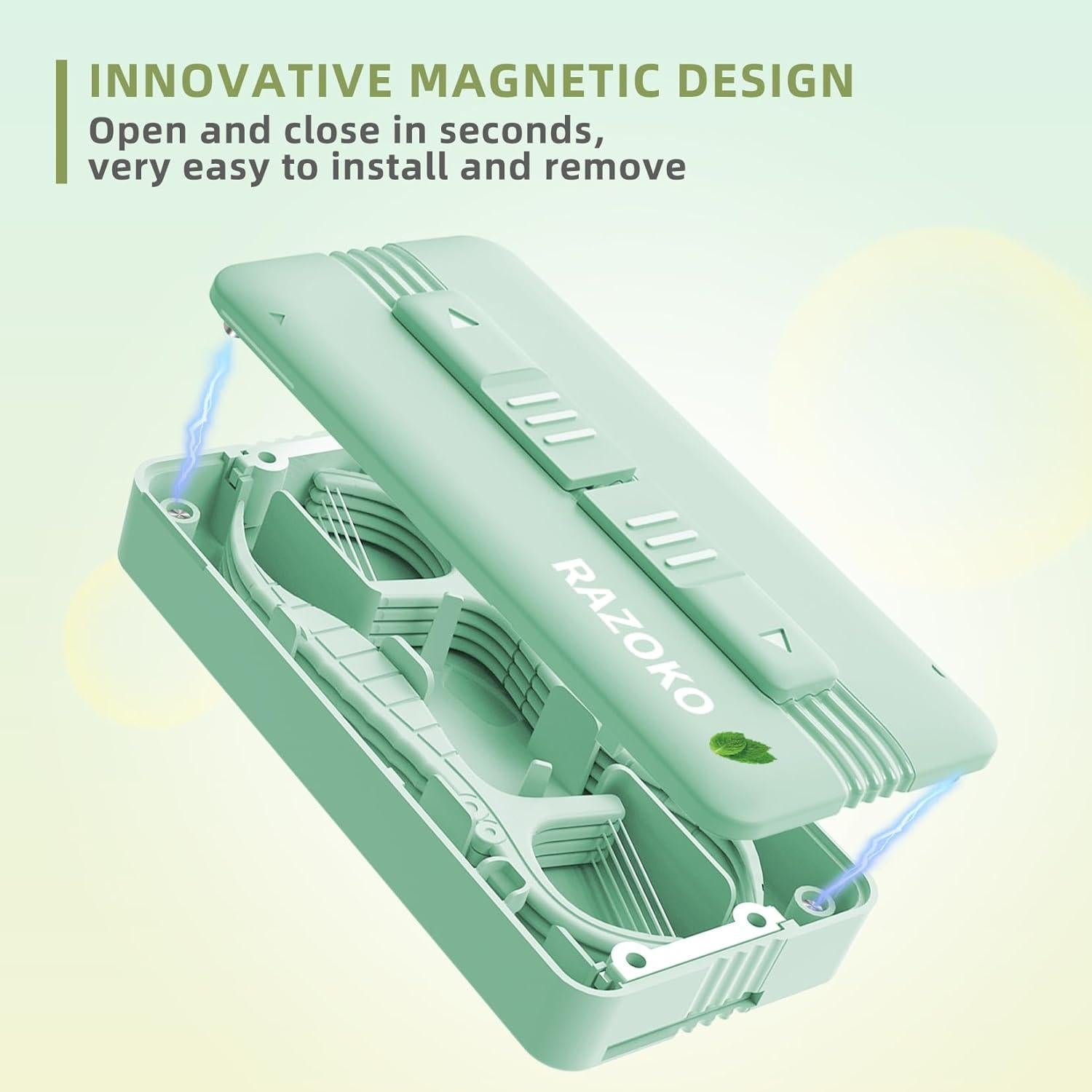 Palillos de Hilo Dental Extra Fuerte RAZOKO Sabor Menta 200 Piezas