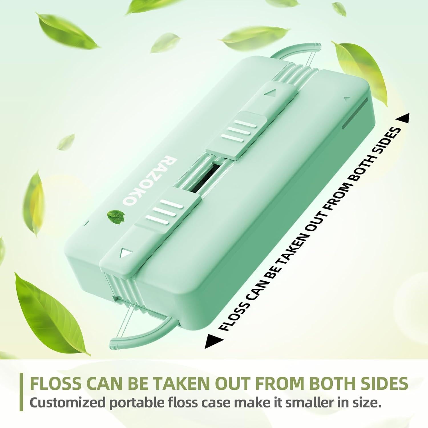 Palillos de Hilo Dental Extra Fuerte RAZOKO Sabor Menta 200 Piezas