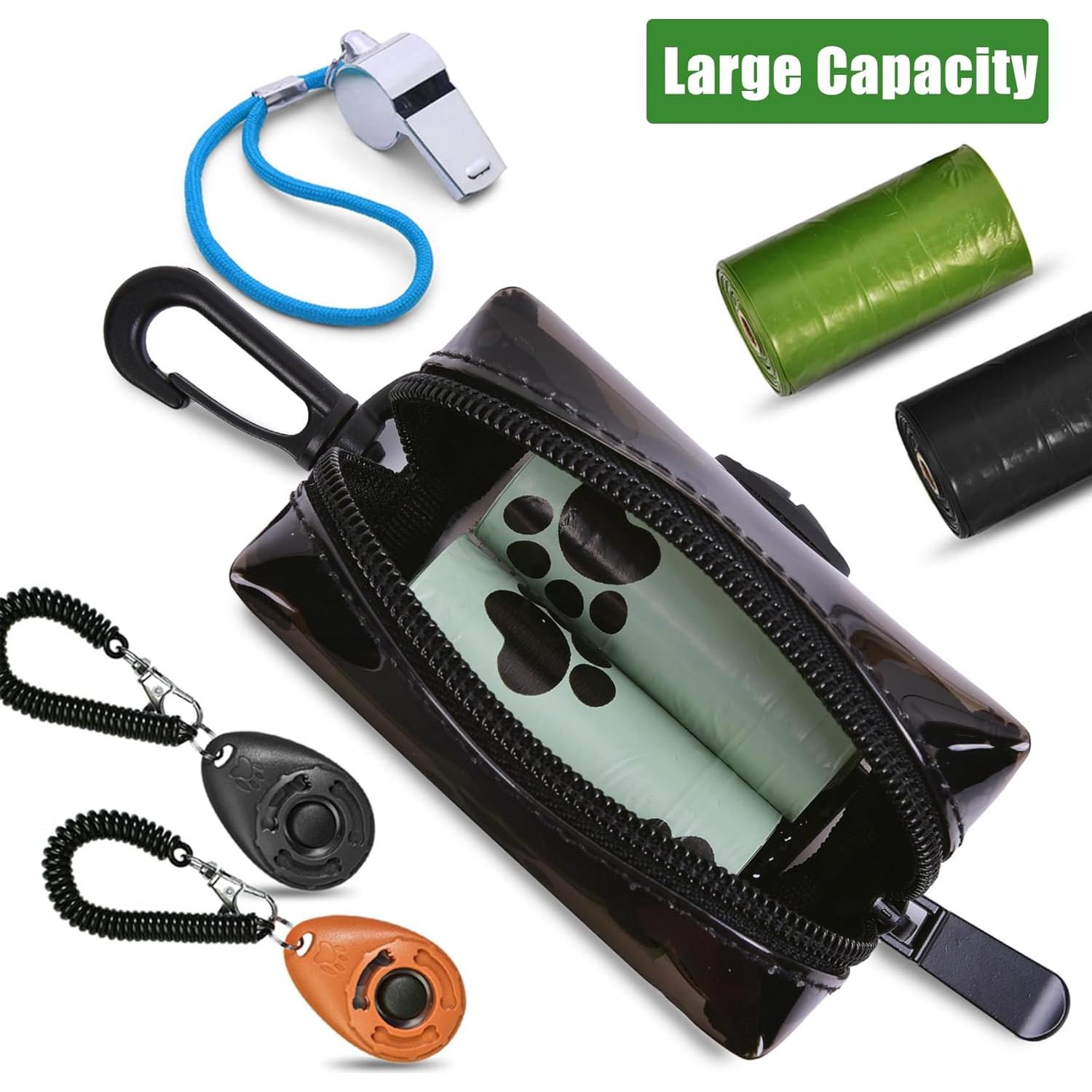 Dispensador de bolsas para caca de perro Hilihali con soporte