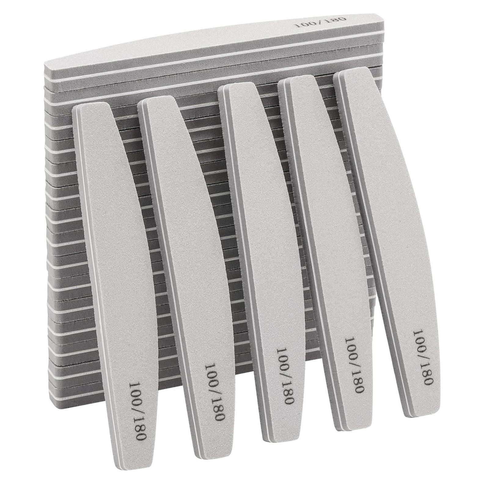 Paquete de 20 Limpiadores de Uñas LoveBB 100/180 Grano Gris