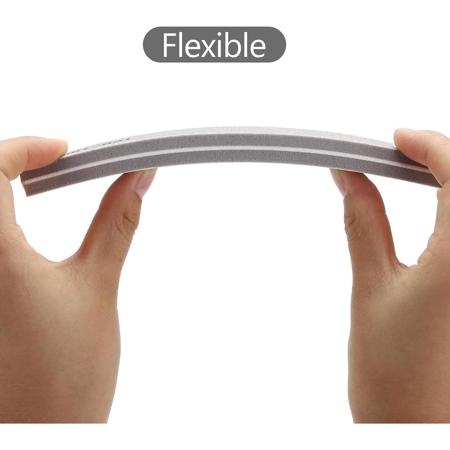 Paquete de 20 Limpiadores de Uñas LoveBB 100/180 Grano Gris