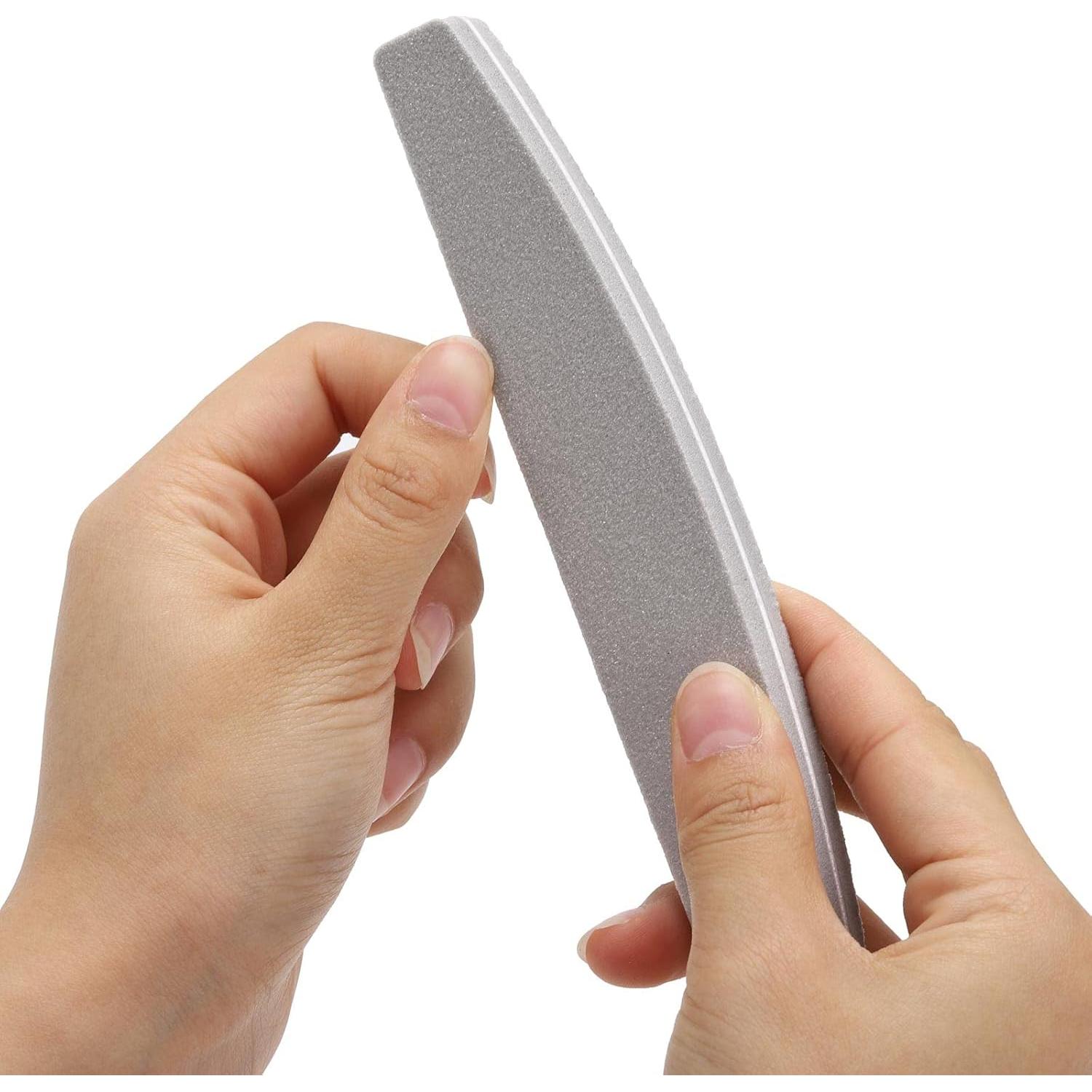 Paquete de 20 Limpiadores de Uñas LoveBB 100/180 Grano Gris