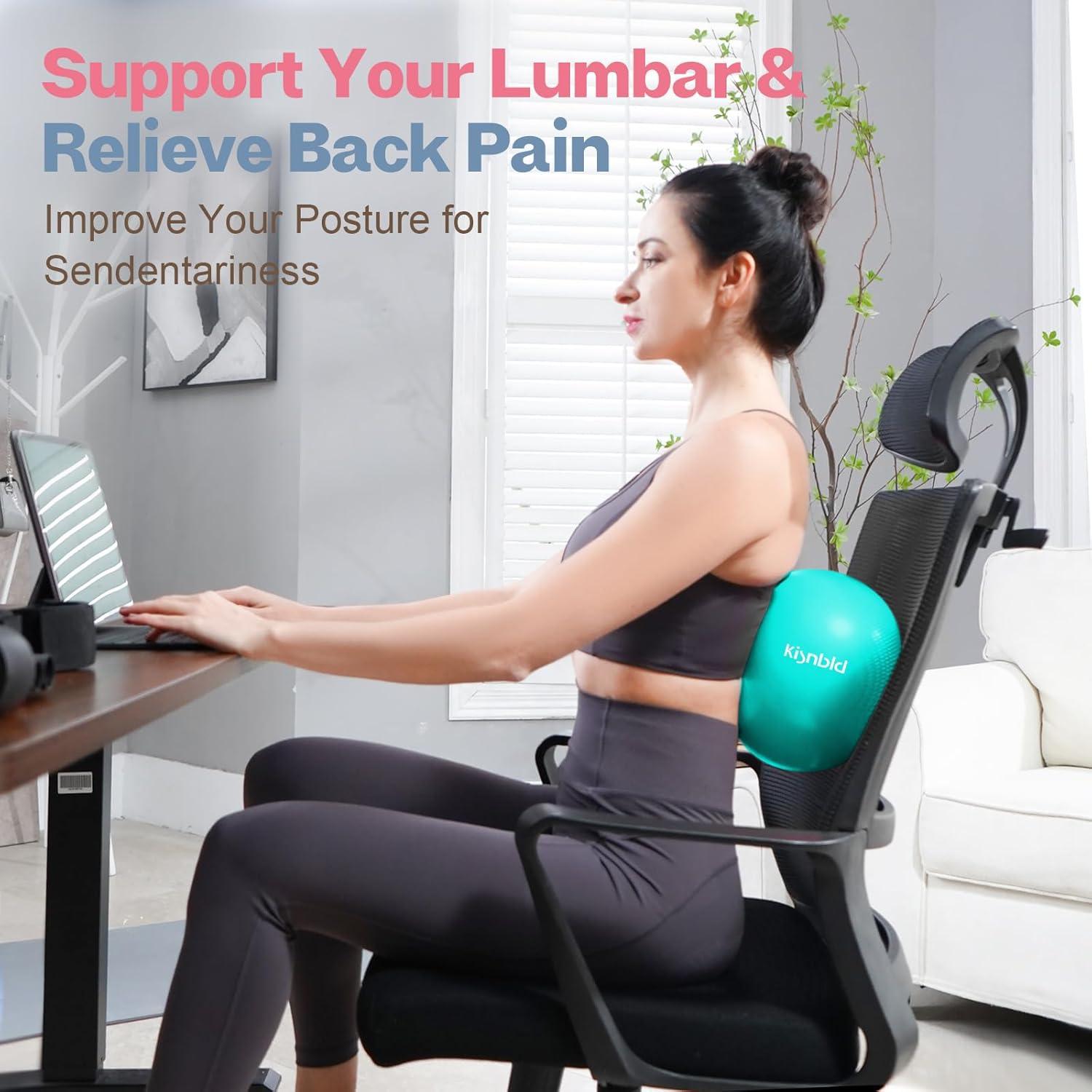 Pelota de Ejercicio Kisnbld 22.86 cm Antiburst Antideslizante