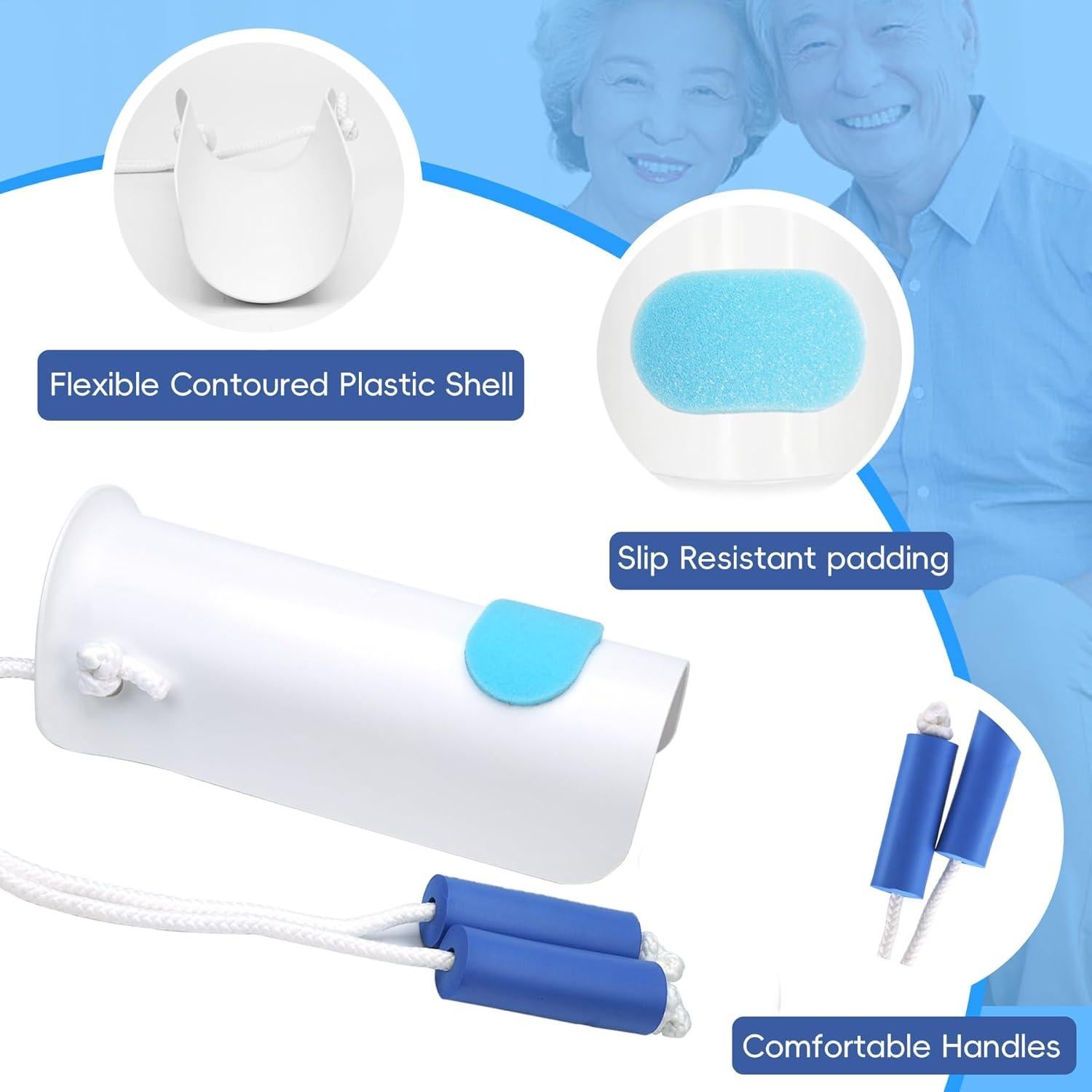 Ayudante para Ponerse Calcetines Yitobecka Blanco - Sin Agacharse