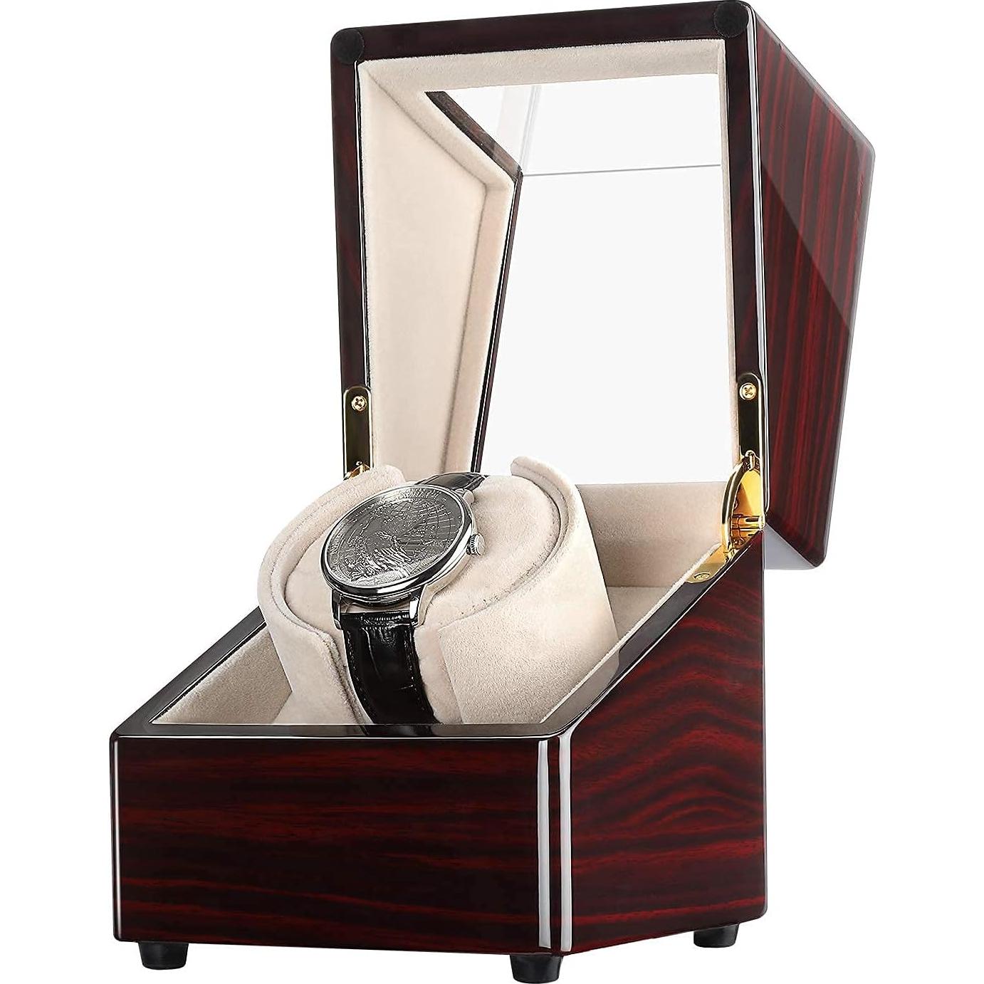 Enrollador de Reloj Automático CHIYODA SW Madera Sólida 5 TPDs