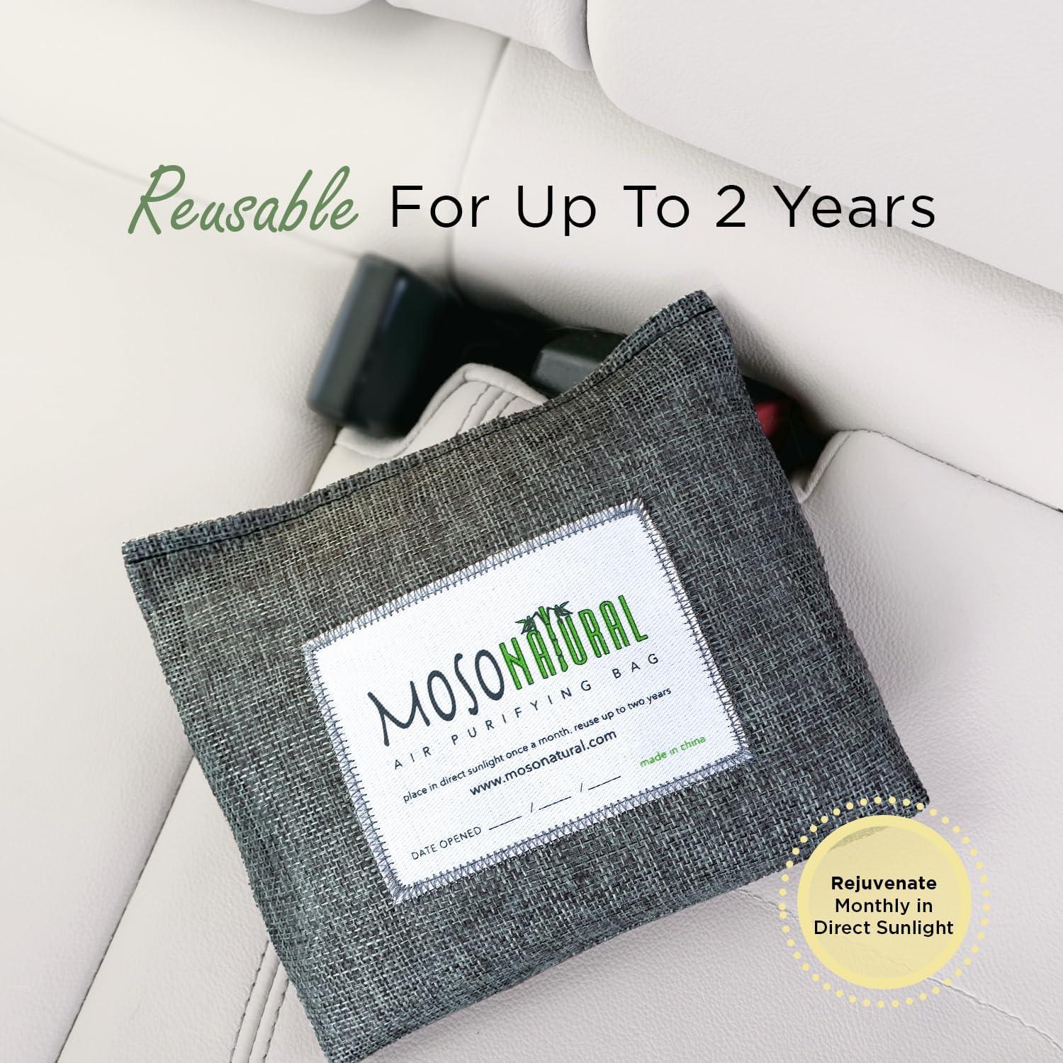 Ambientador Natural para Automóviles Moso | Eliminador de Olores Ecológico