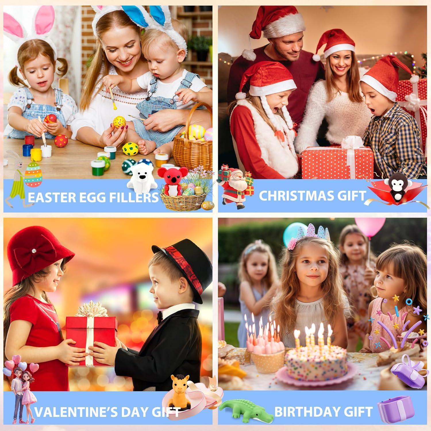 34 Borradores de Animales URSKYTOUS 3D para Niños