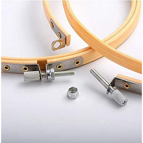 Juego de Aros de Bordado Faylapa 3" Ajustable 16 Piezas