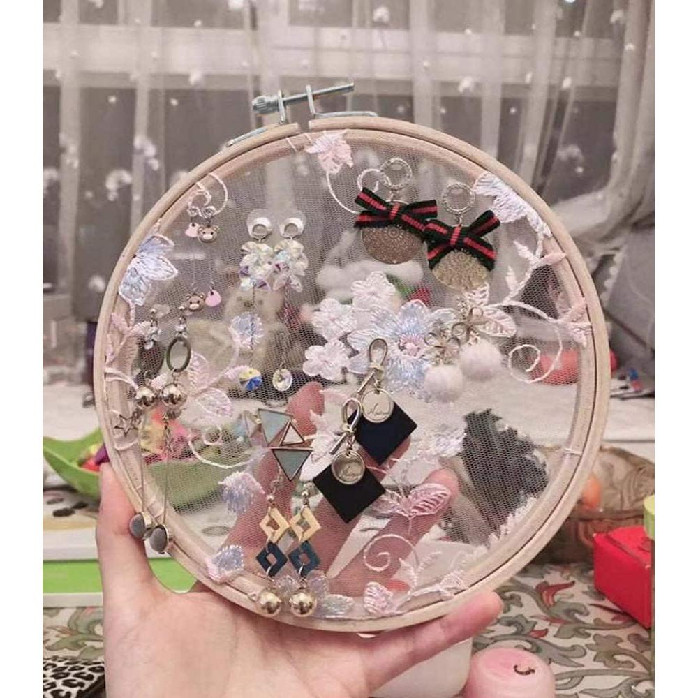 Juego de Aros de Bordado Faylapa 3" Ajustable 16 Piezas