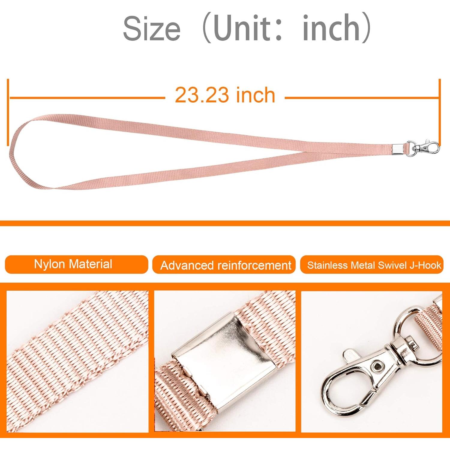 Cintas de Cuello Arae para Portatarjetas - 5 Unidades Nylon