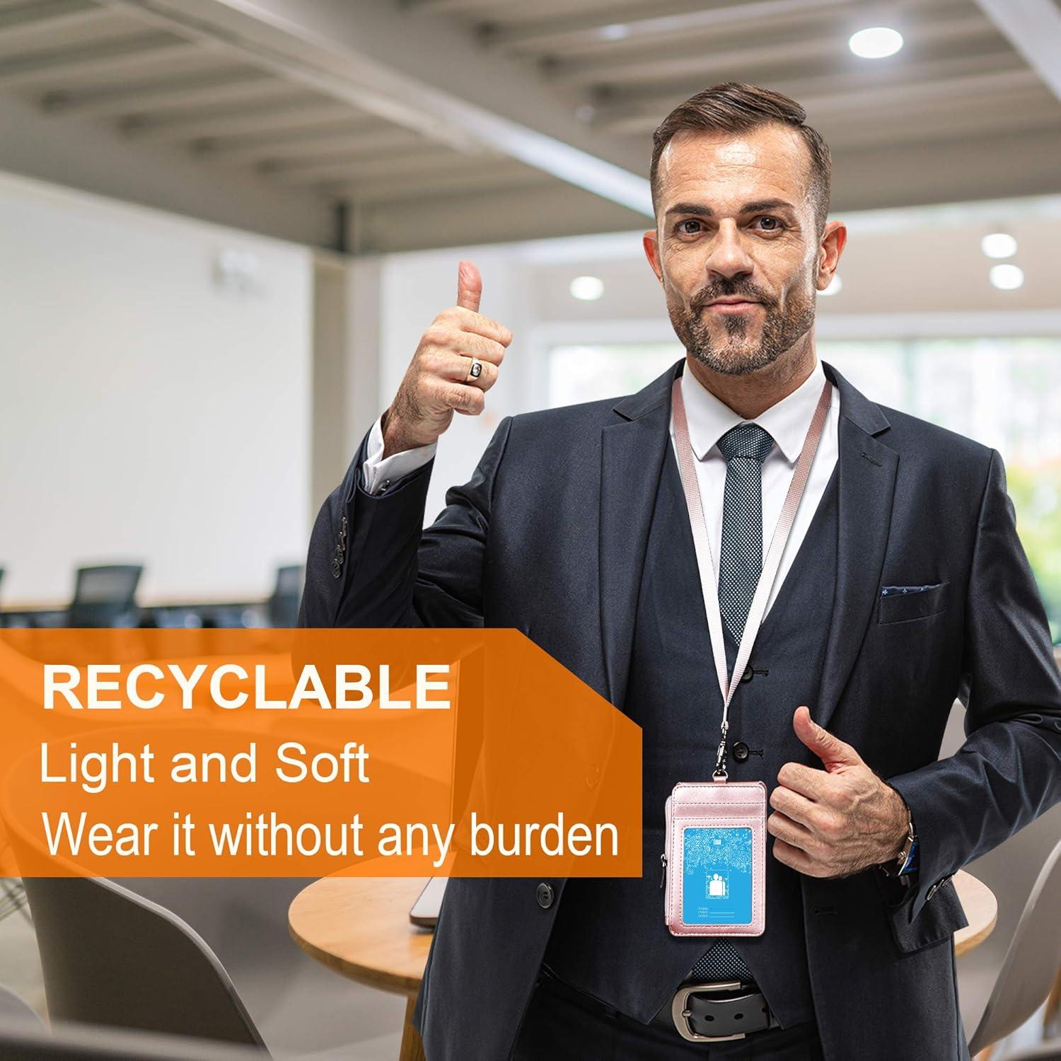 Cintas de Cuello Arae para Portatarjetas - 5 Unidades Nylon