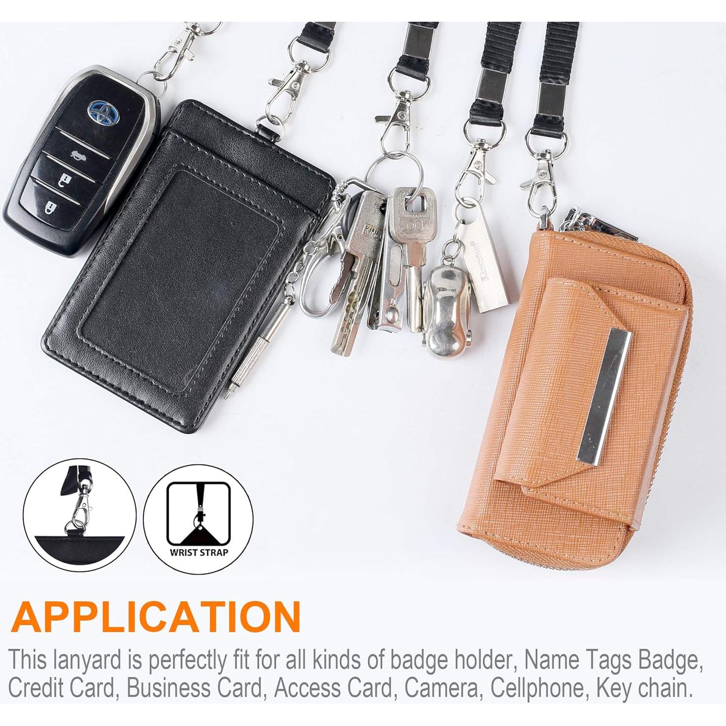 Cintas de Cuello Arae para Portatarjetas - 5 Unidades Nylon