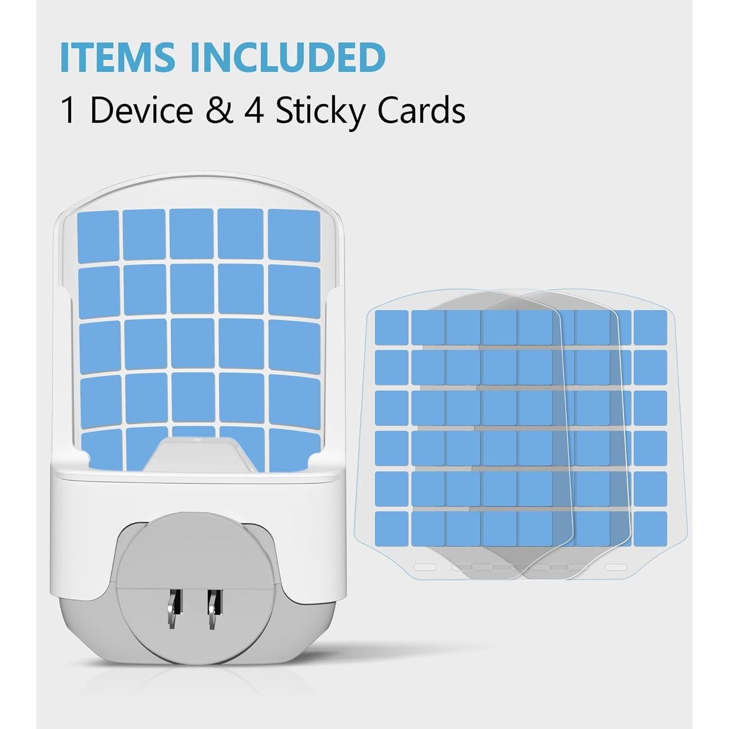 Trampa de Insectos Voladores WowCatch con Luz UV y 4 Recargas