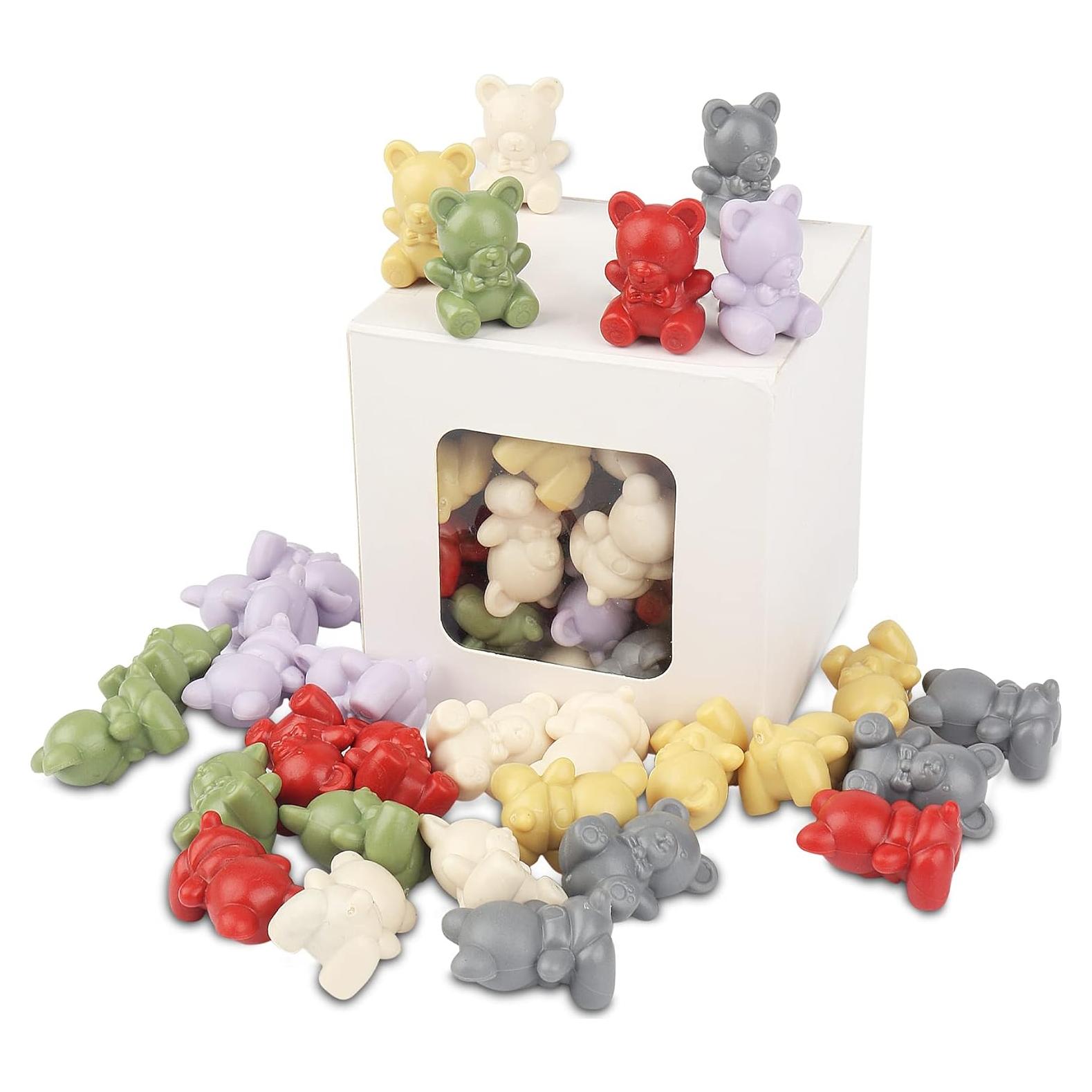 Conjunto de 60 Osos Contadores Zalmoxe para Niños 3+ Años