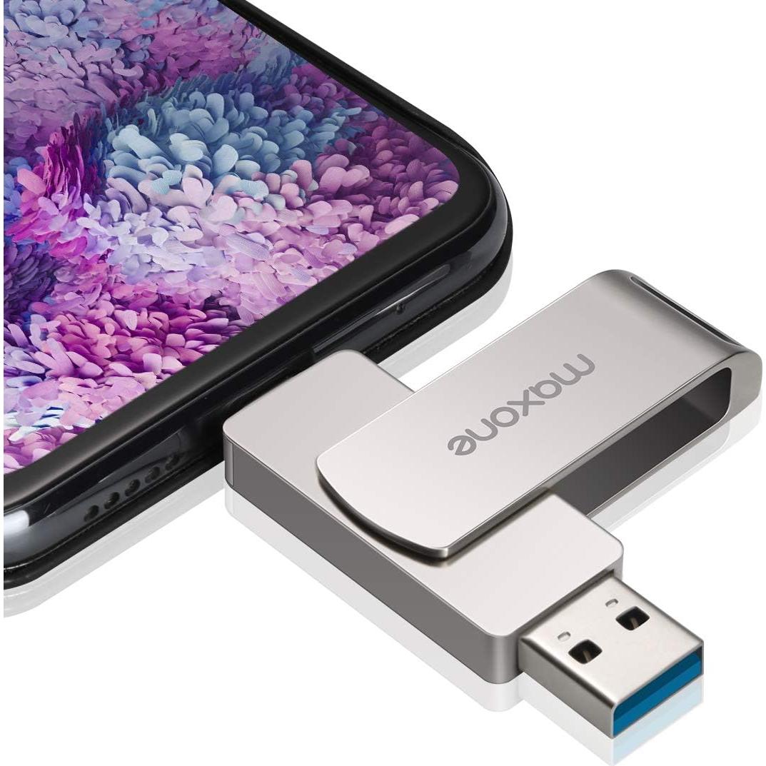 Maxone 128GB USB Tipo C 2 en 1 Alta Velocidad OTG