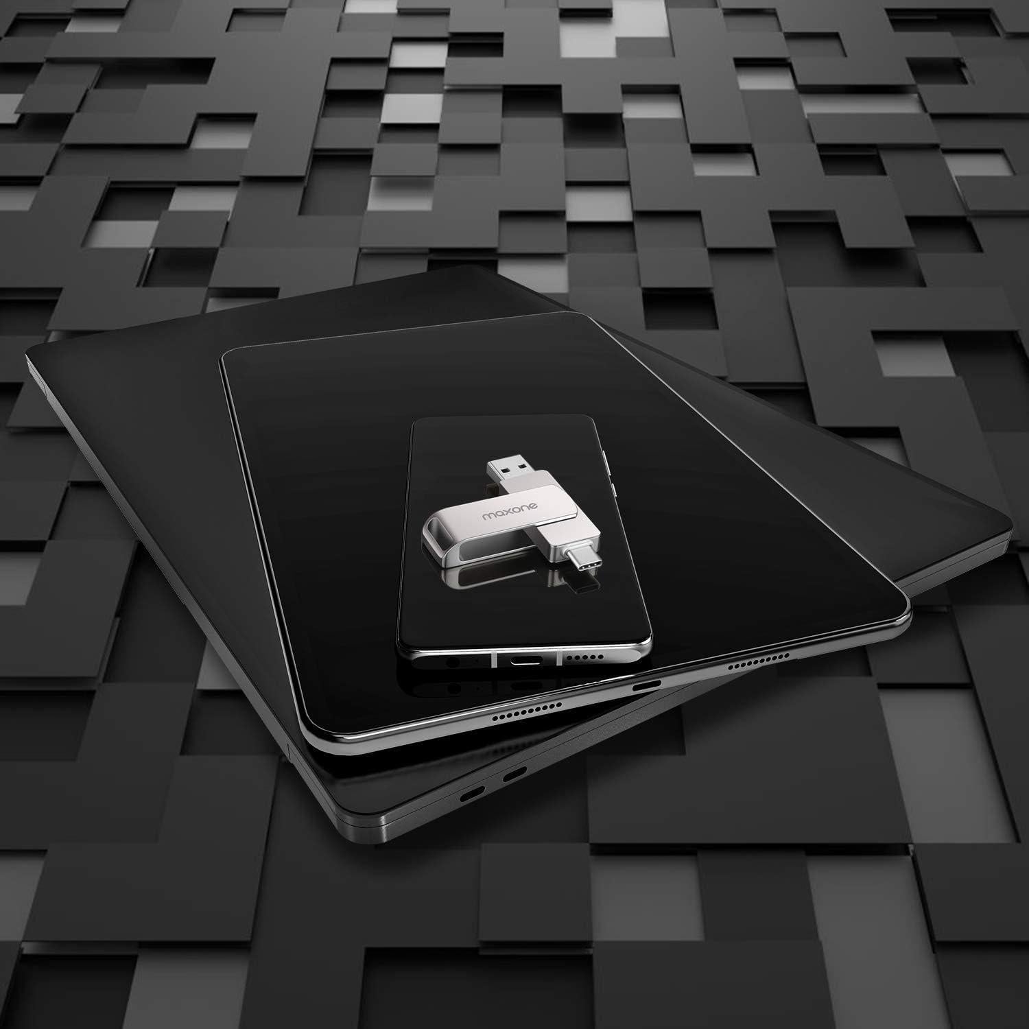 Maxone 128GB USB Tipo C 2 en 1 Alta Velocidad OTG