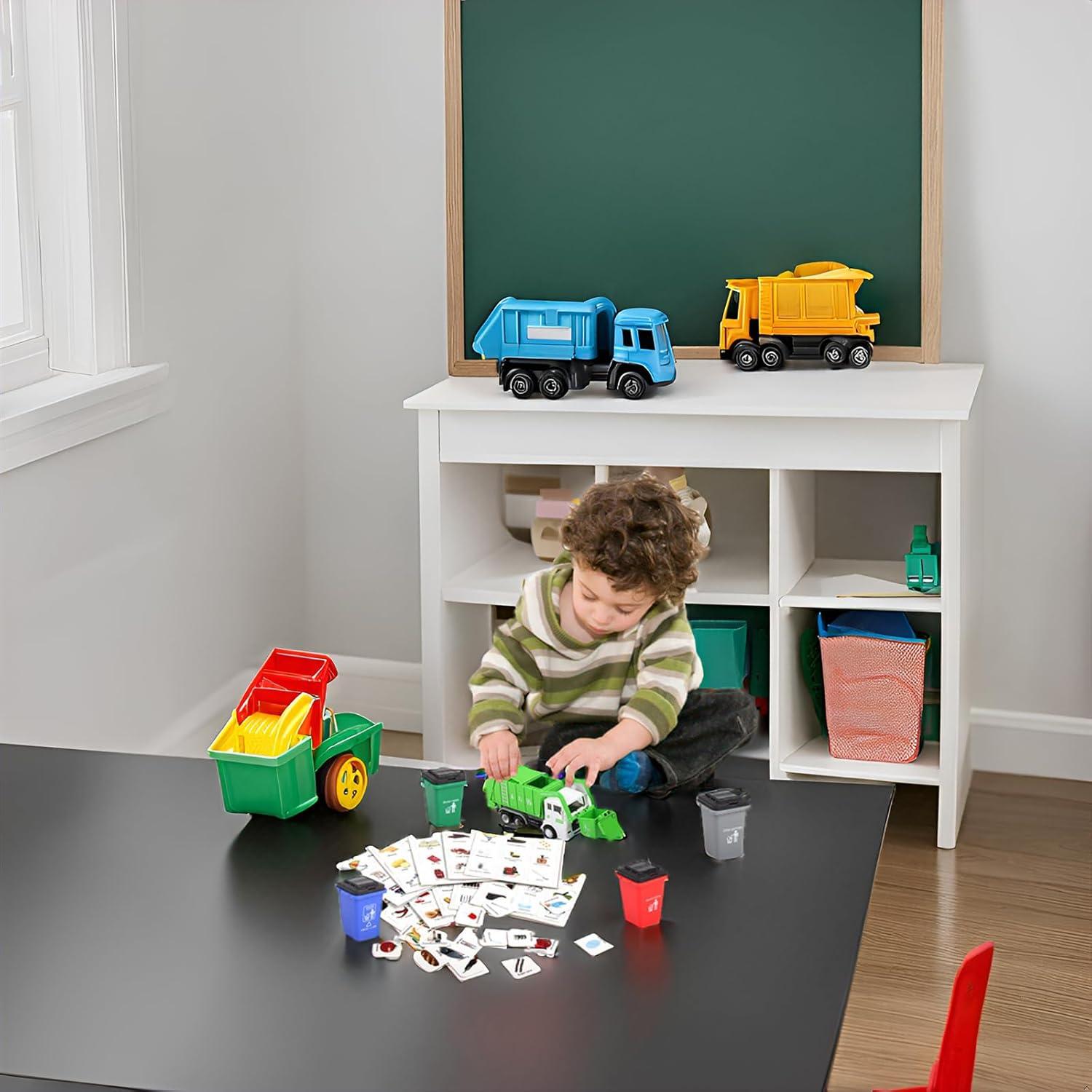 Juego de Juguete Camión de Basura FIVEDAOGANG con 4 Botes