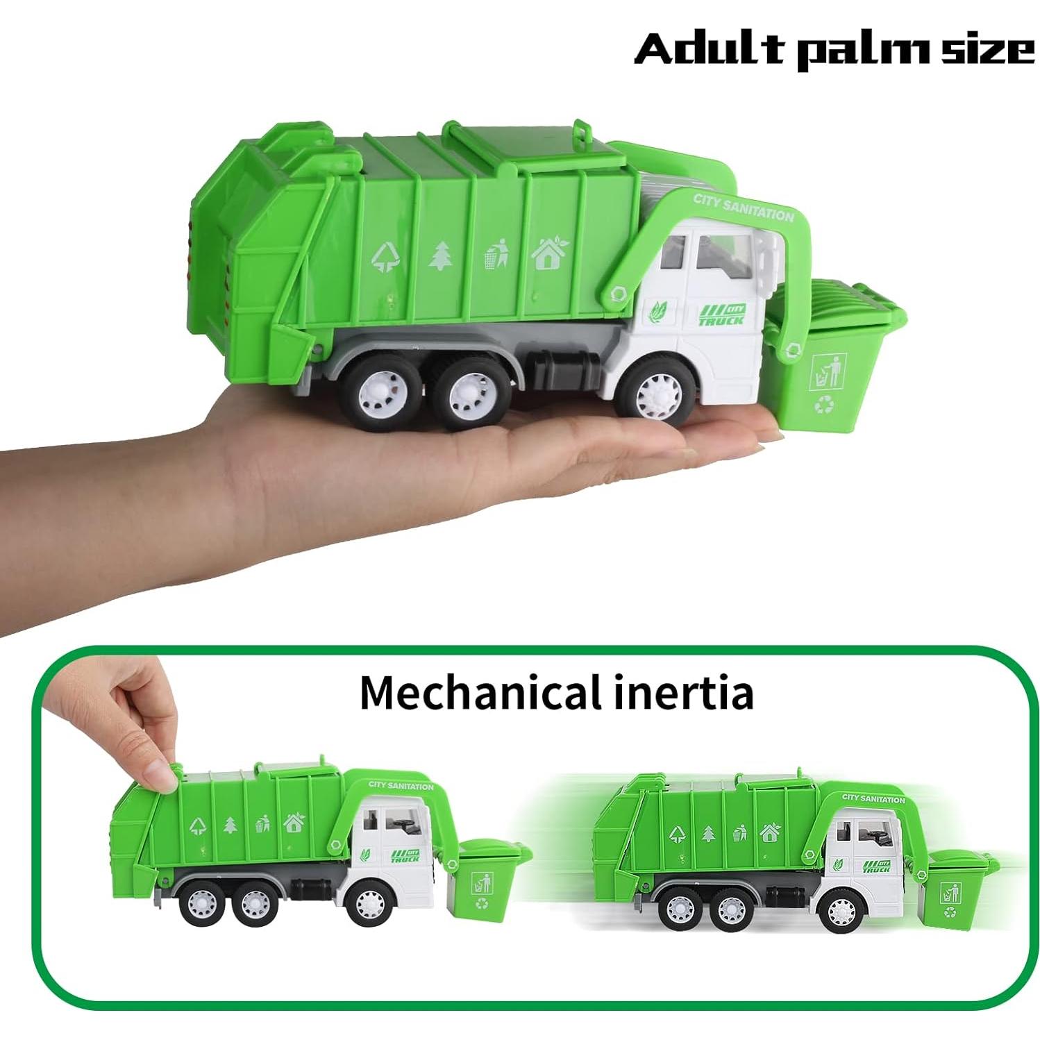 Juego de Juguete Camión de Basura FIVEDAOGANG con 4 Botes