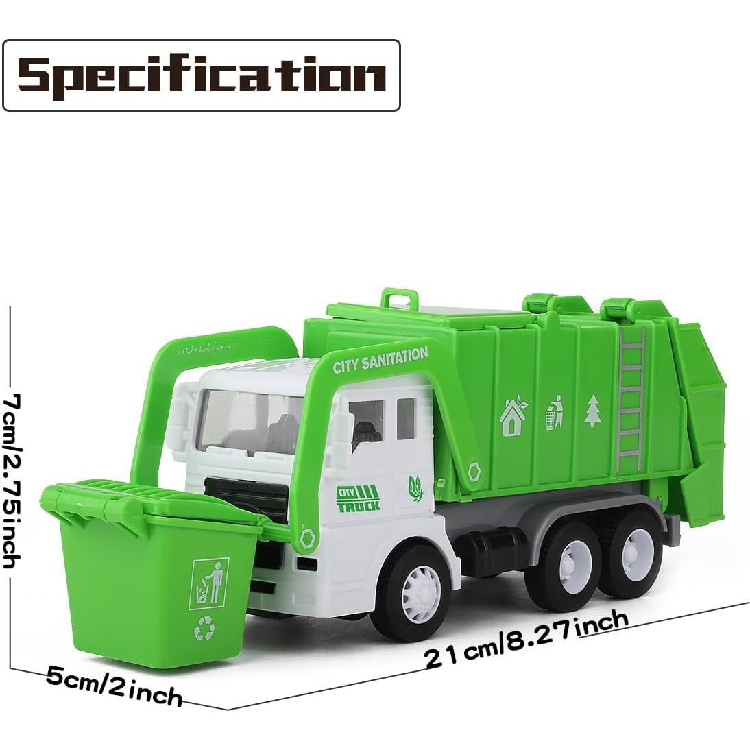 Juego de Juguete Camión de Basura FIVEDAOGANG con 4 Botes