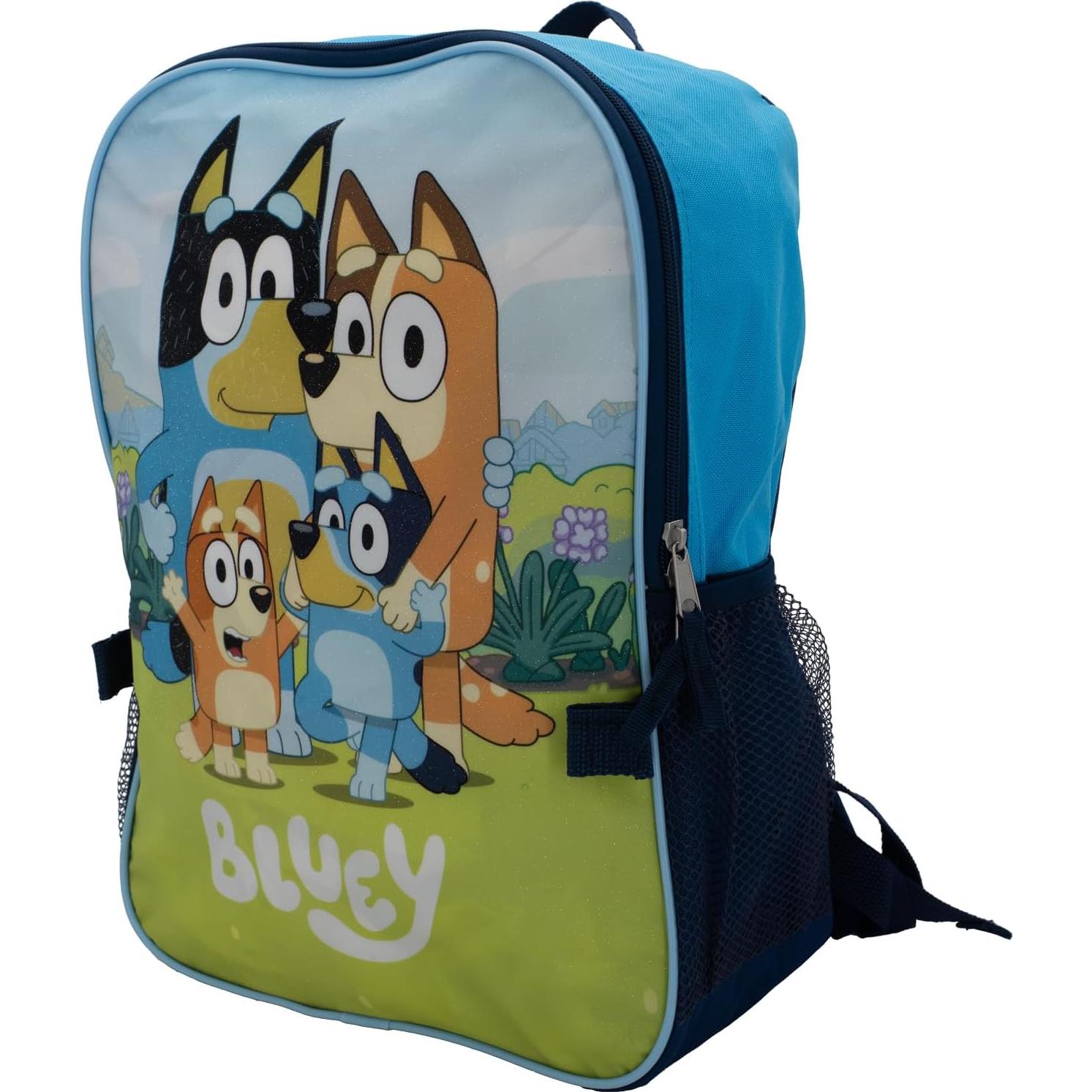 Set de Mochila Bluey 2 Piezas para Niños 40.6 cm Azul