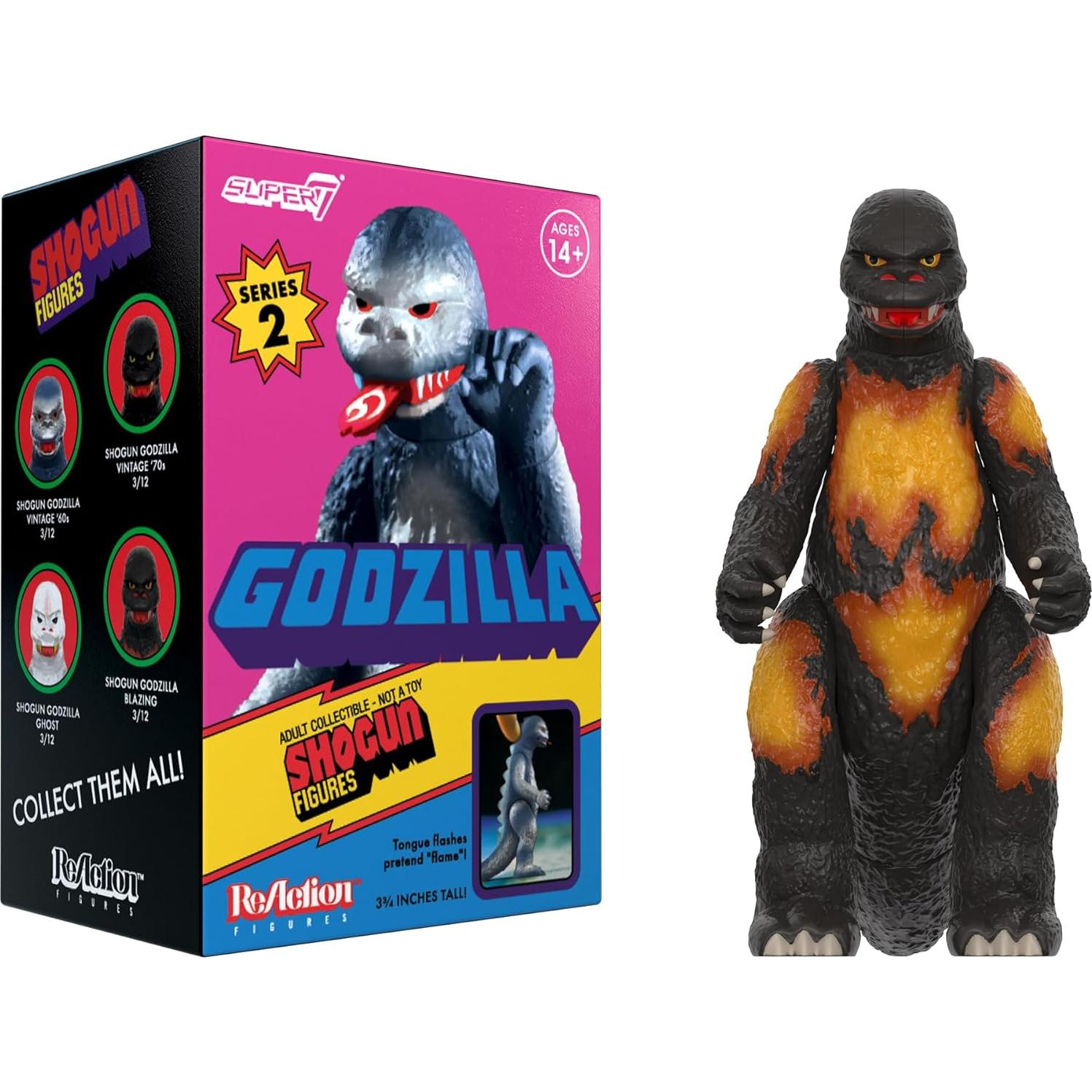 Super7 Toho Caja Sorpresa Onda 04 - 12 Figuras de Acción Godzilla