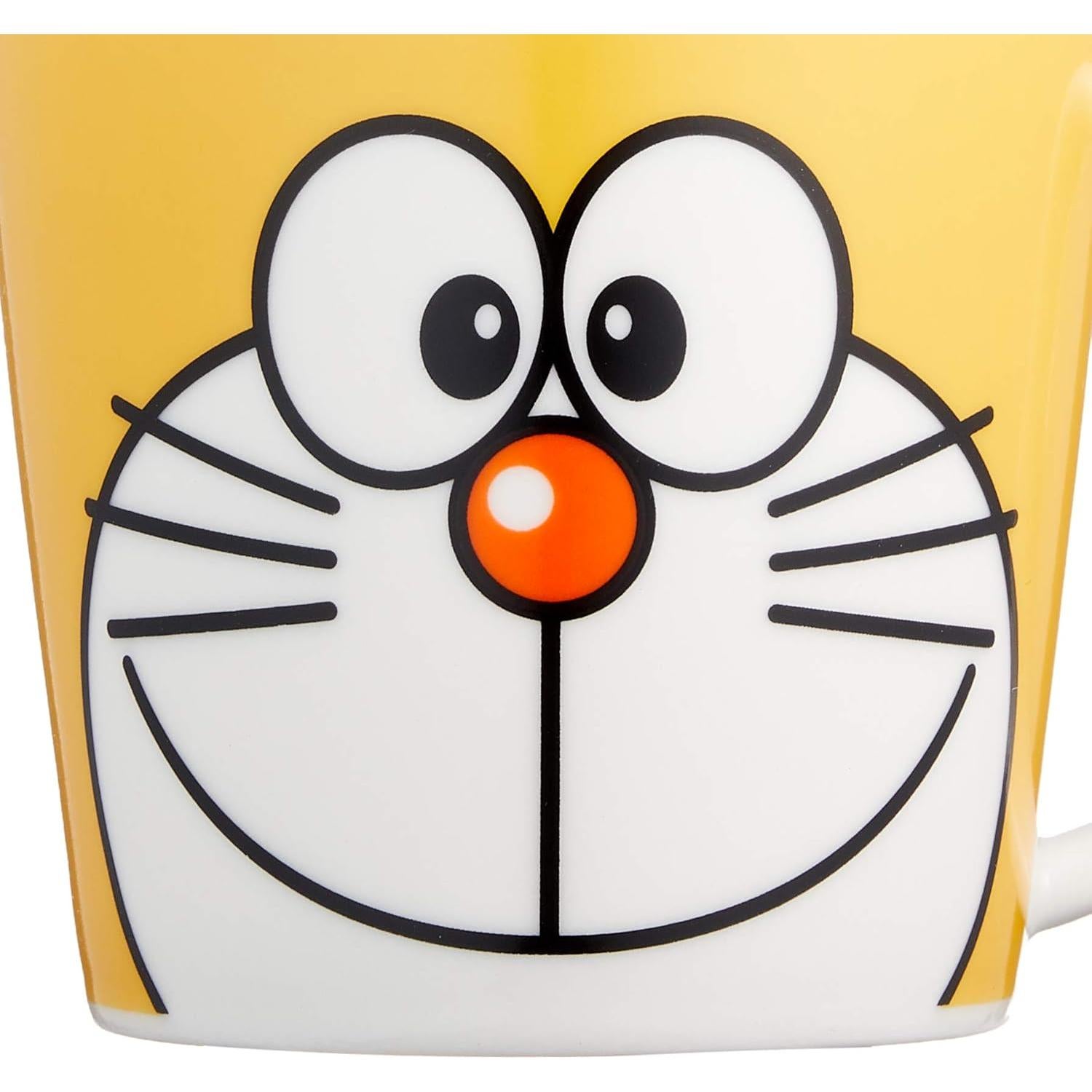 Taza de Cerámica Amarilla Doraemon Kaneshotouki 280 ml