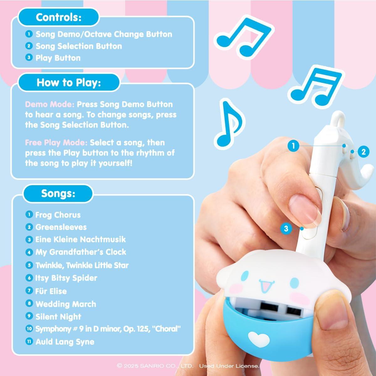 Otamatone Melody Cinnamoroll - Juguete Musical Electrónico Mini