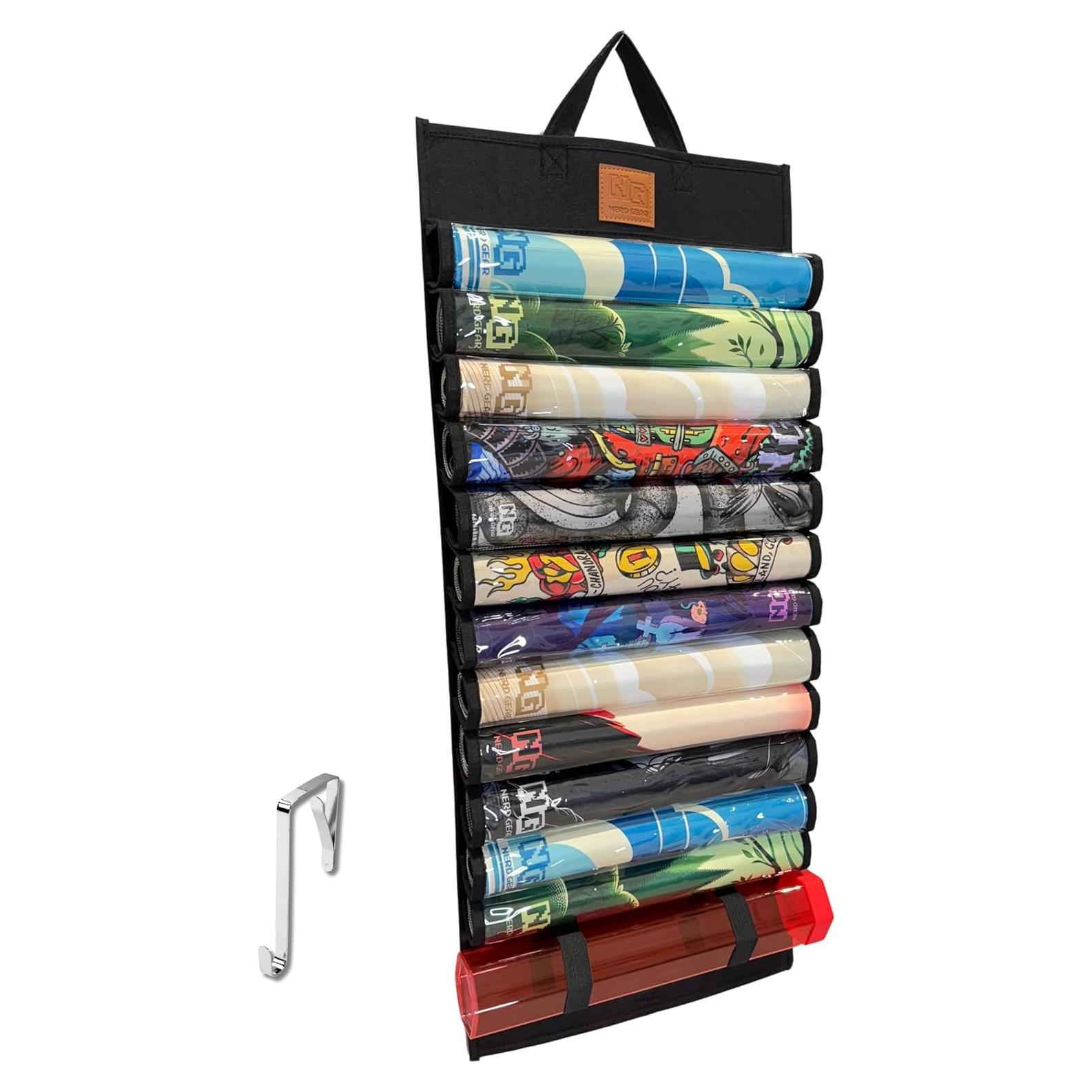 Organizador de Playmats MTG Nerd Gear - Almacena 12 Mats + Tubo