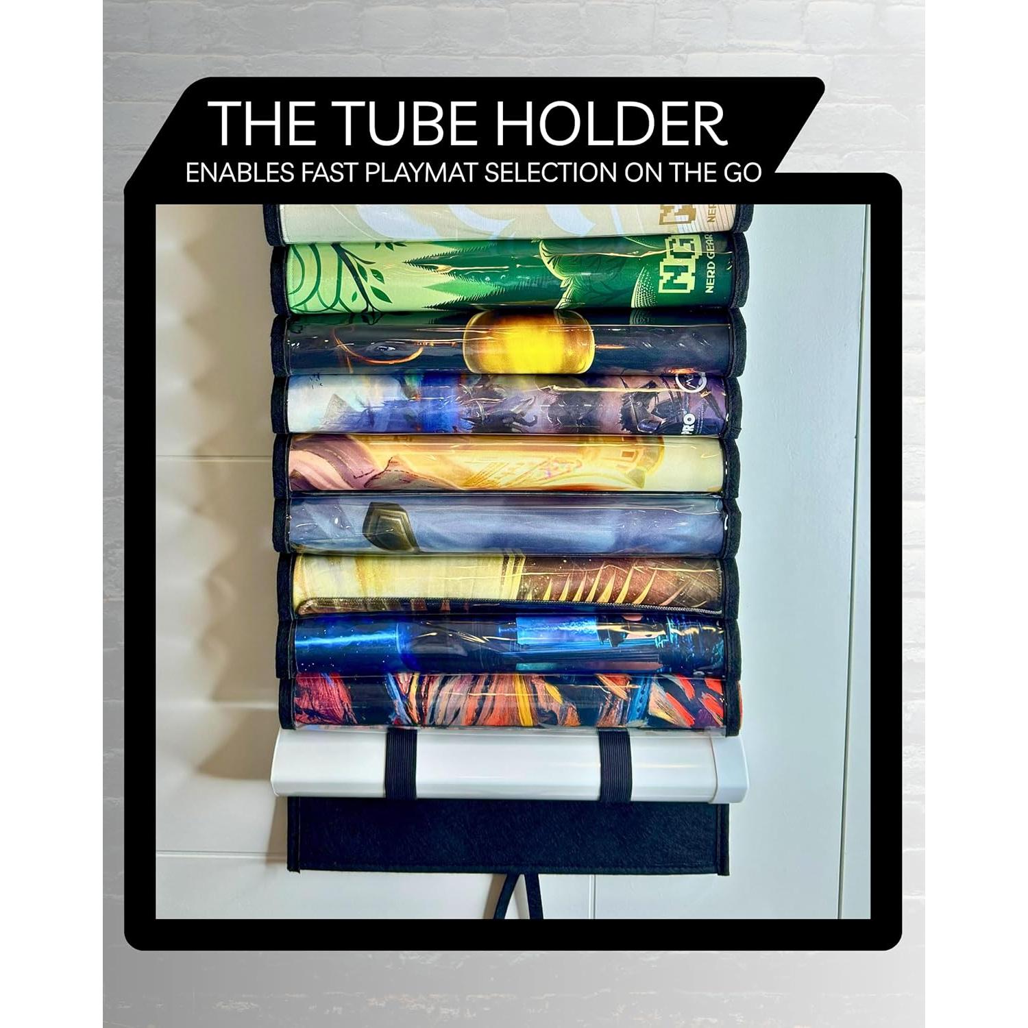 Organizador de Playmats MTG Nerd Gear - Almacena 12 Mats + Tubo