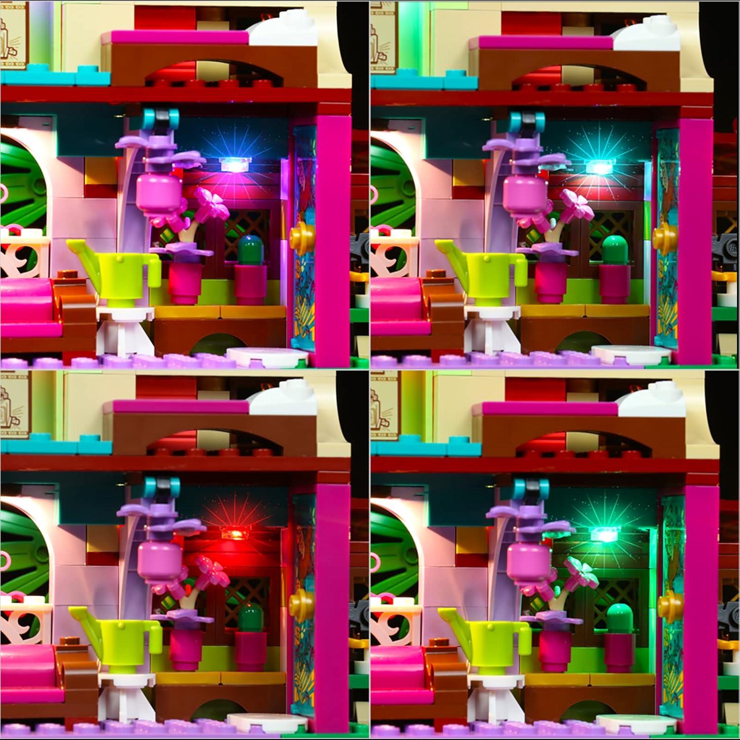 Kit de Luz LED VONADO para Casa Madrigal LEGO 43202