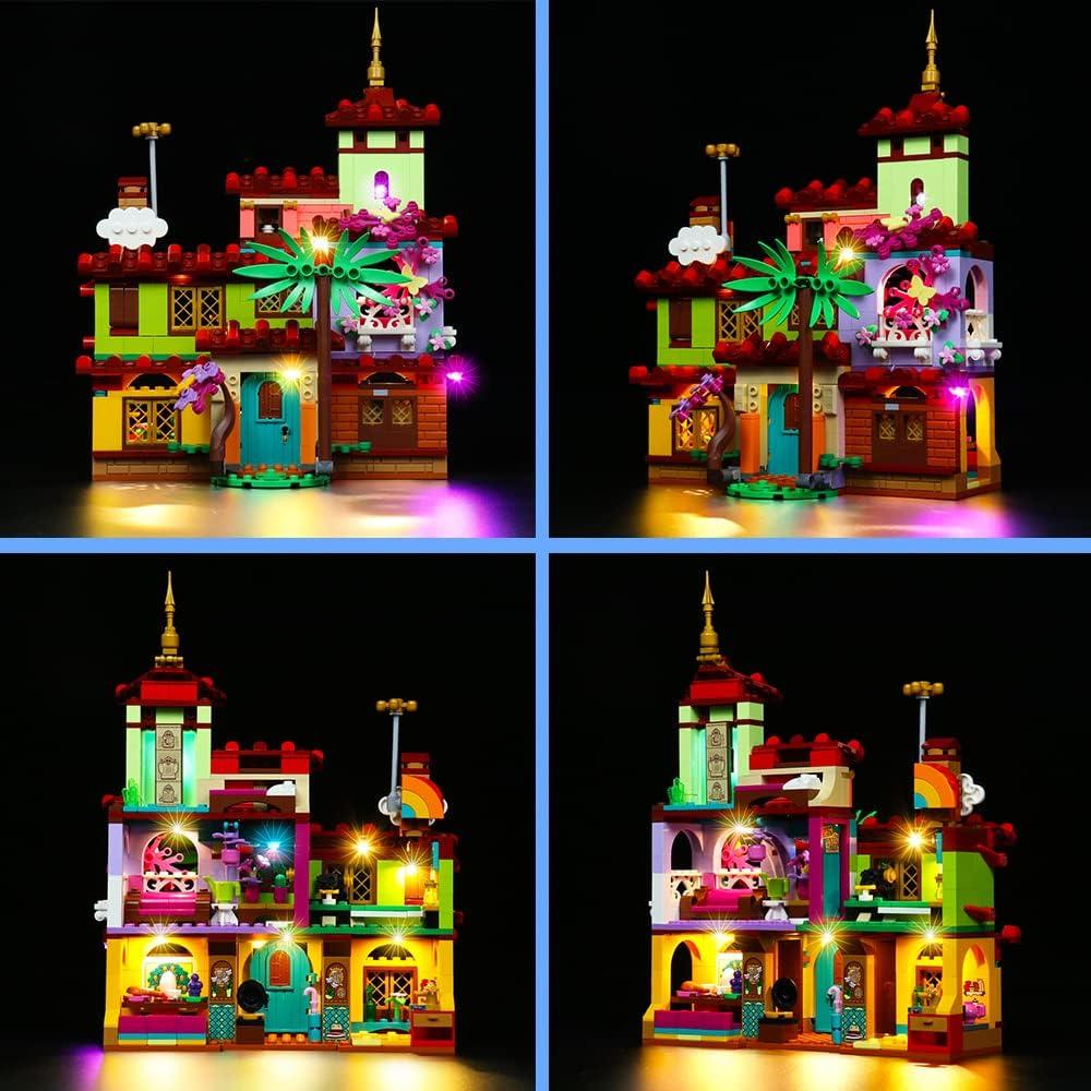 Kit de Luz LED VONADO para Casa Madrigal LEGO 43202