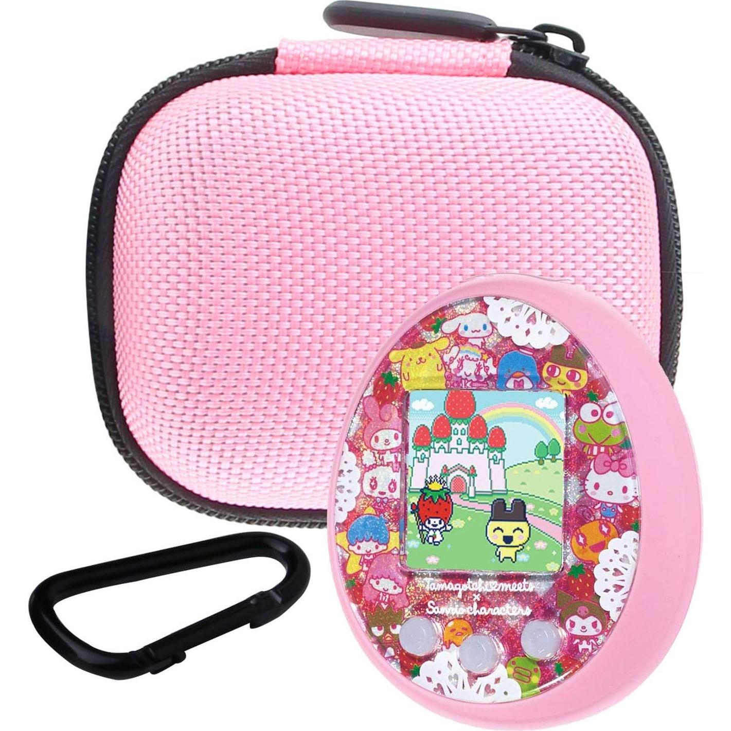 Funda Dura WERJIA para Tamagotchi On - Rosa - Protección Compacta