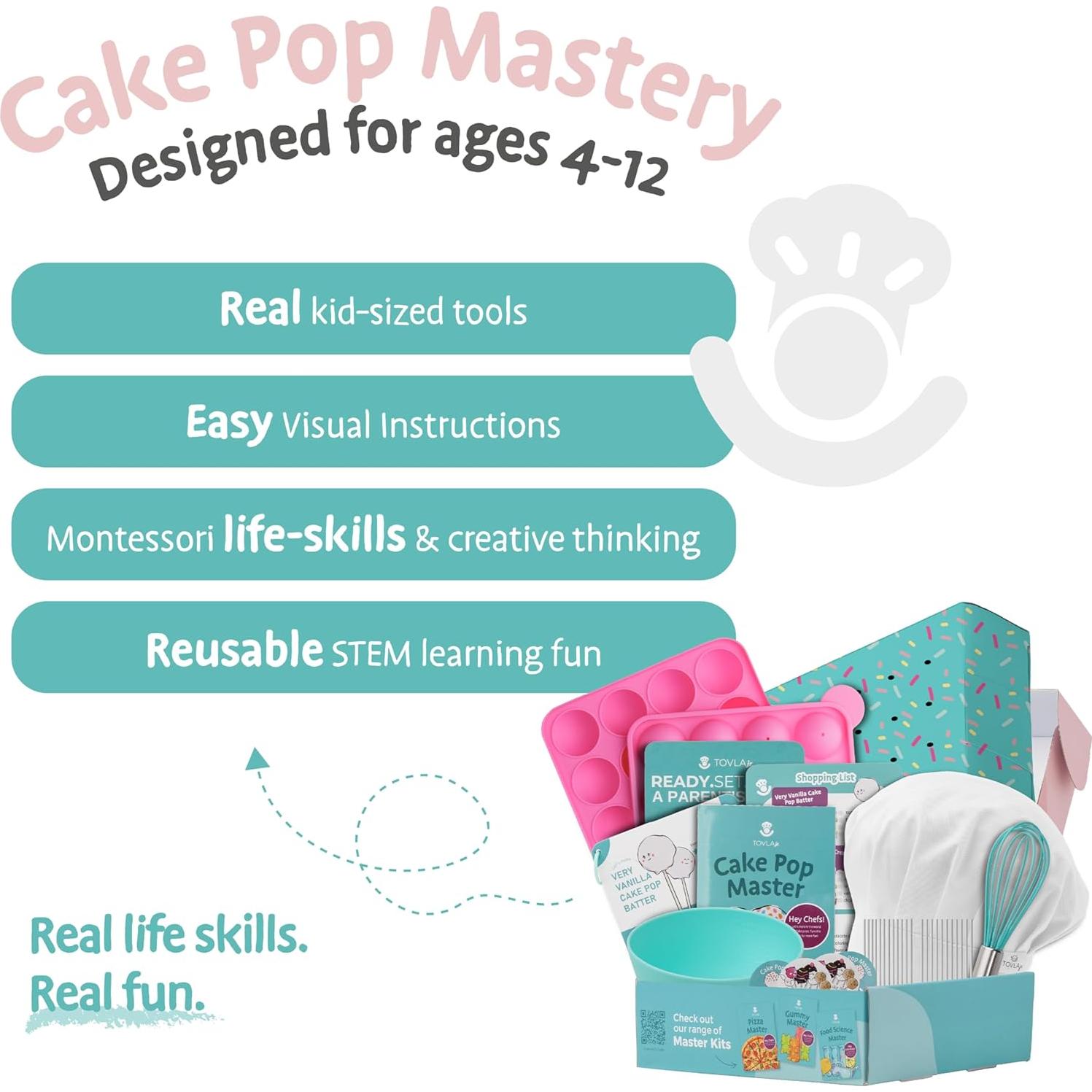 Kit de Hacer Cake Pops Tovla Jr. para Niños - DIY Educativo