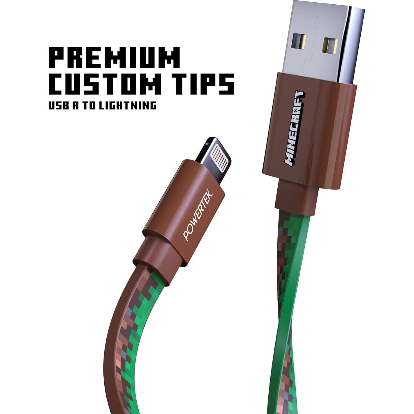 Cable Lightning MFi Liquipel Powertek 1.83m + Cargador Doble USB