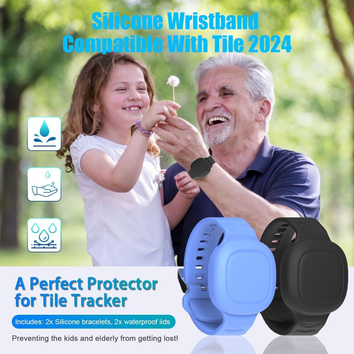 Pulsera de Silicona Impermeable LAKSDIURT para Tile Mate 2024