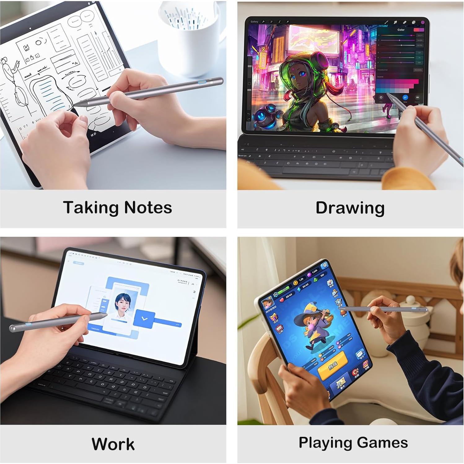 Bolígrafo Estilográfico Universal EFLLVSD Táctil Púrpura